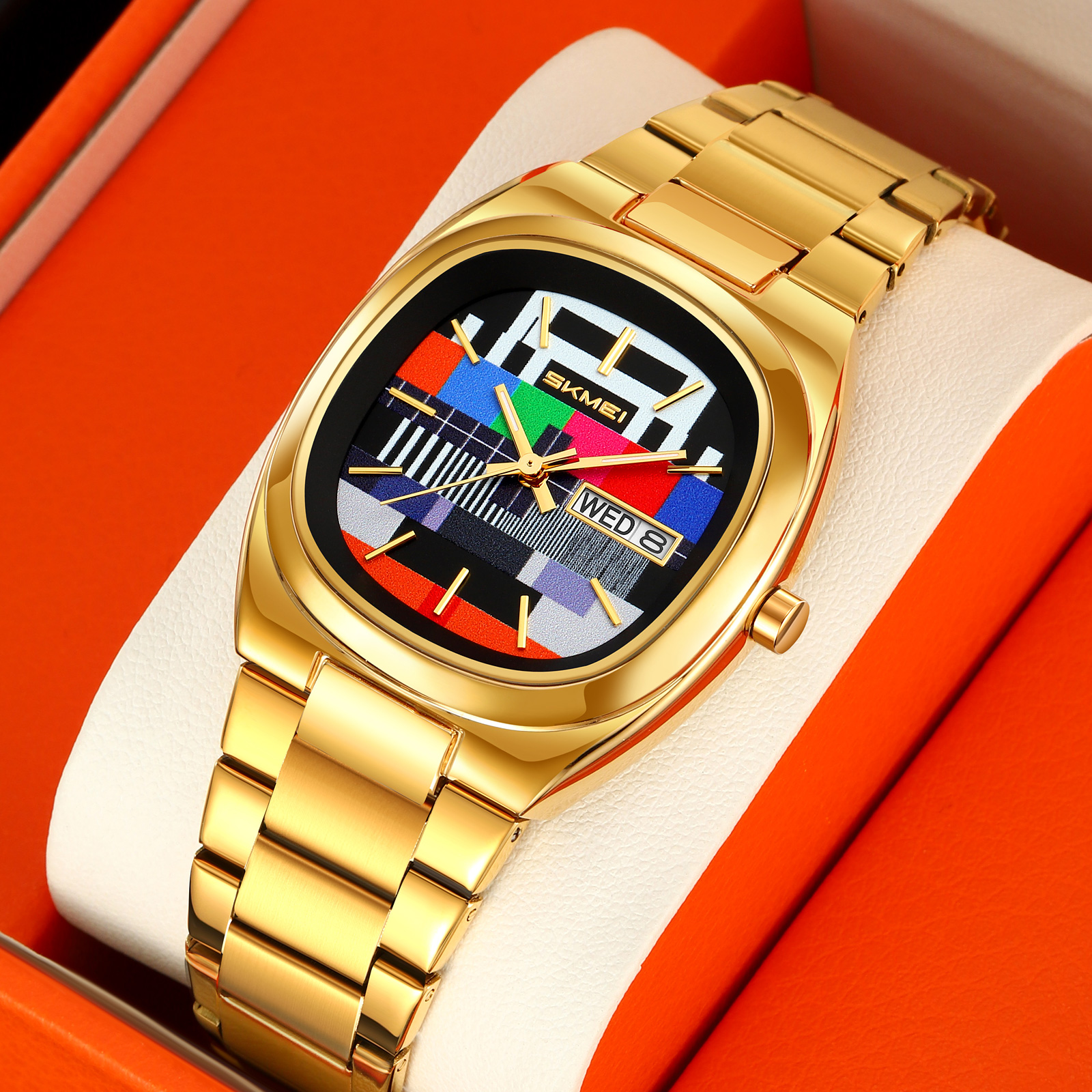 SKMEI 9375 Business Gentleman Vintage Men's Watch