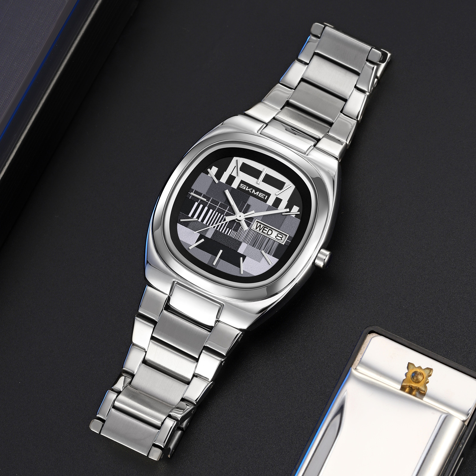 SKMEI 9375 Business Gentleman Vintage Men's Watch