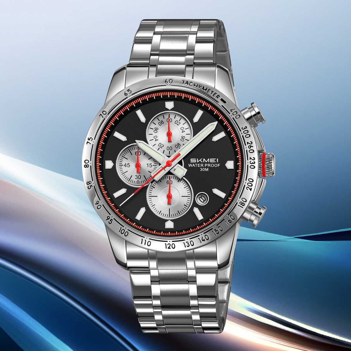 SKMEI 9376 MEN STEEL WATCH