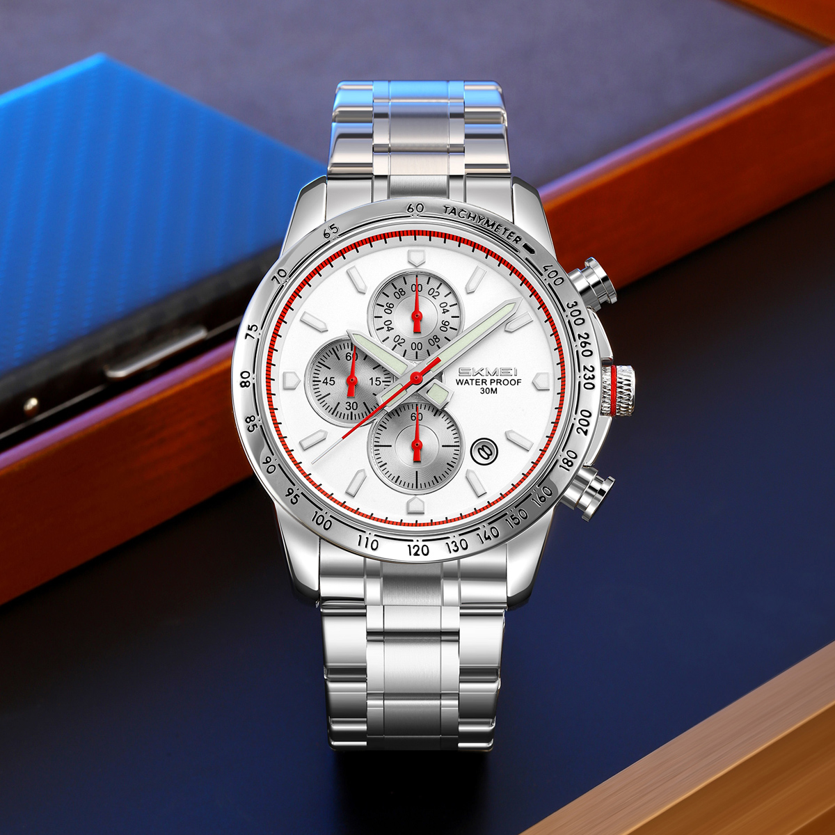 SKMEI 9376 MEN STEEL WATCH