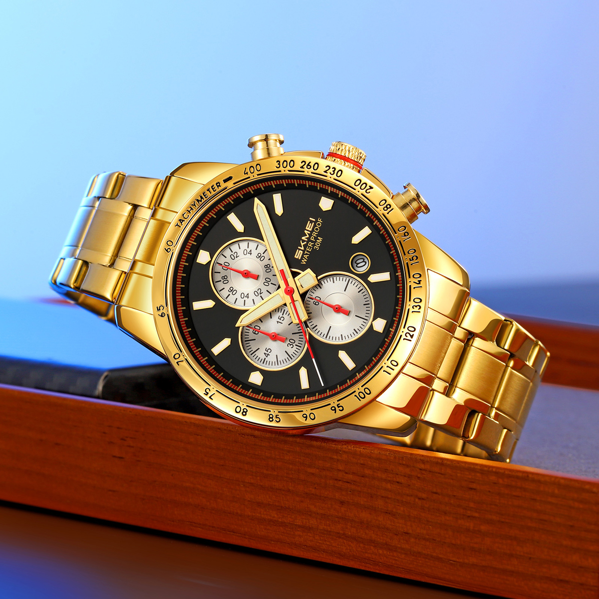 SKMEI 9376 MEN STEEL WATCH