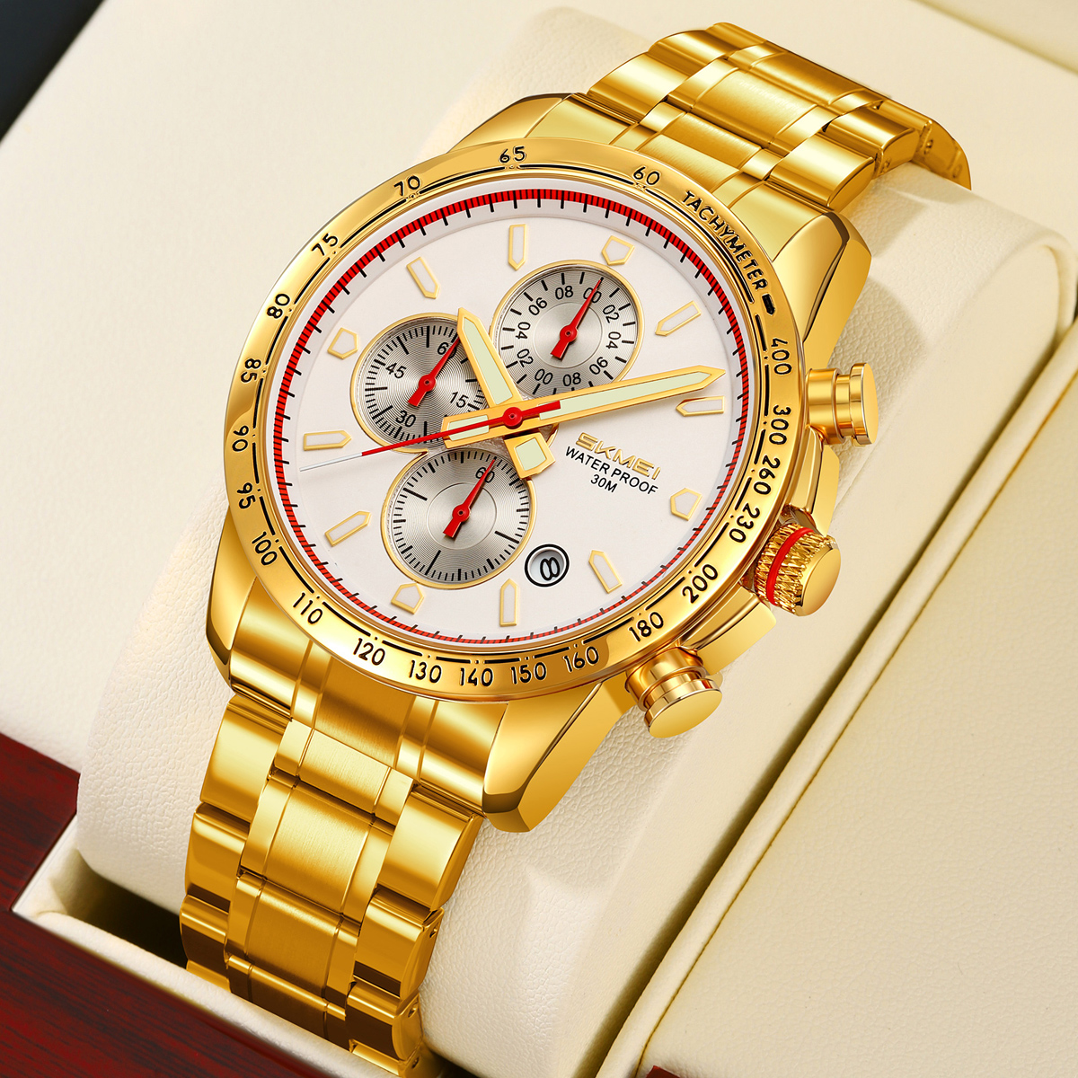 SKMEI 9376 MEN STEEL WATCH