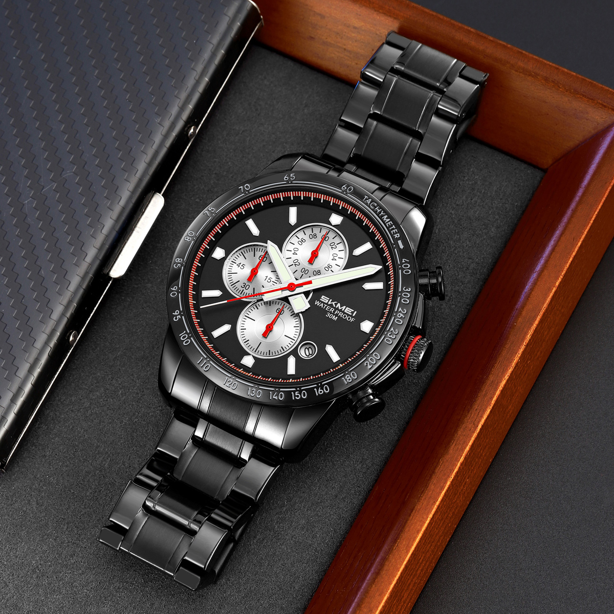 SKMEI 9376 MEN STEEL WATCH