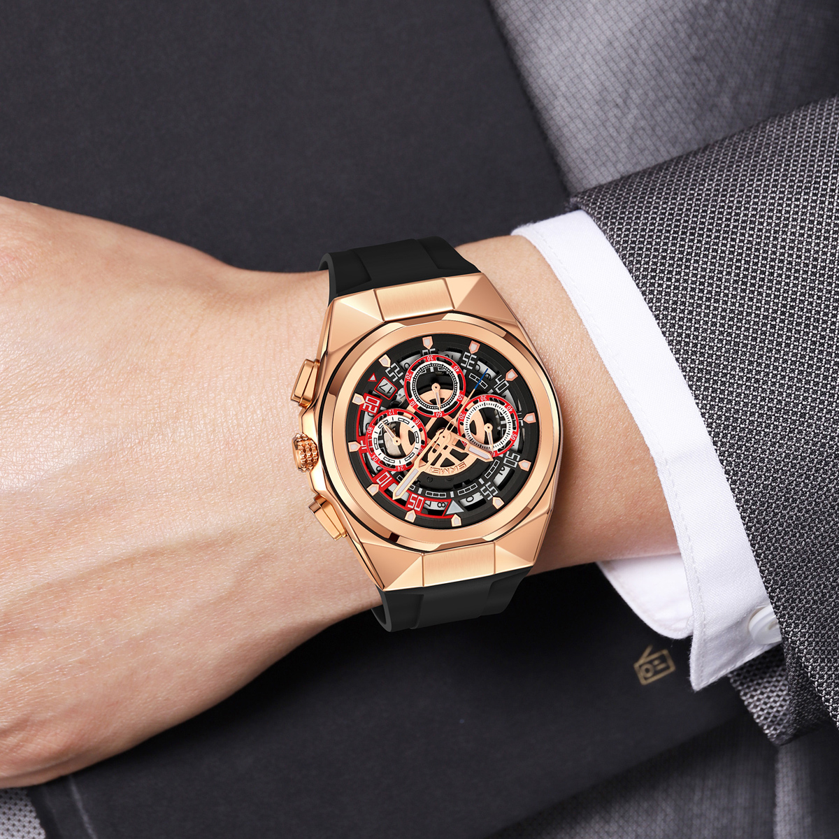 SKMEI 9377 Ready Stock Quartz Watch