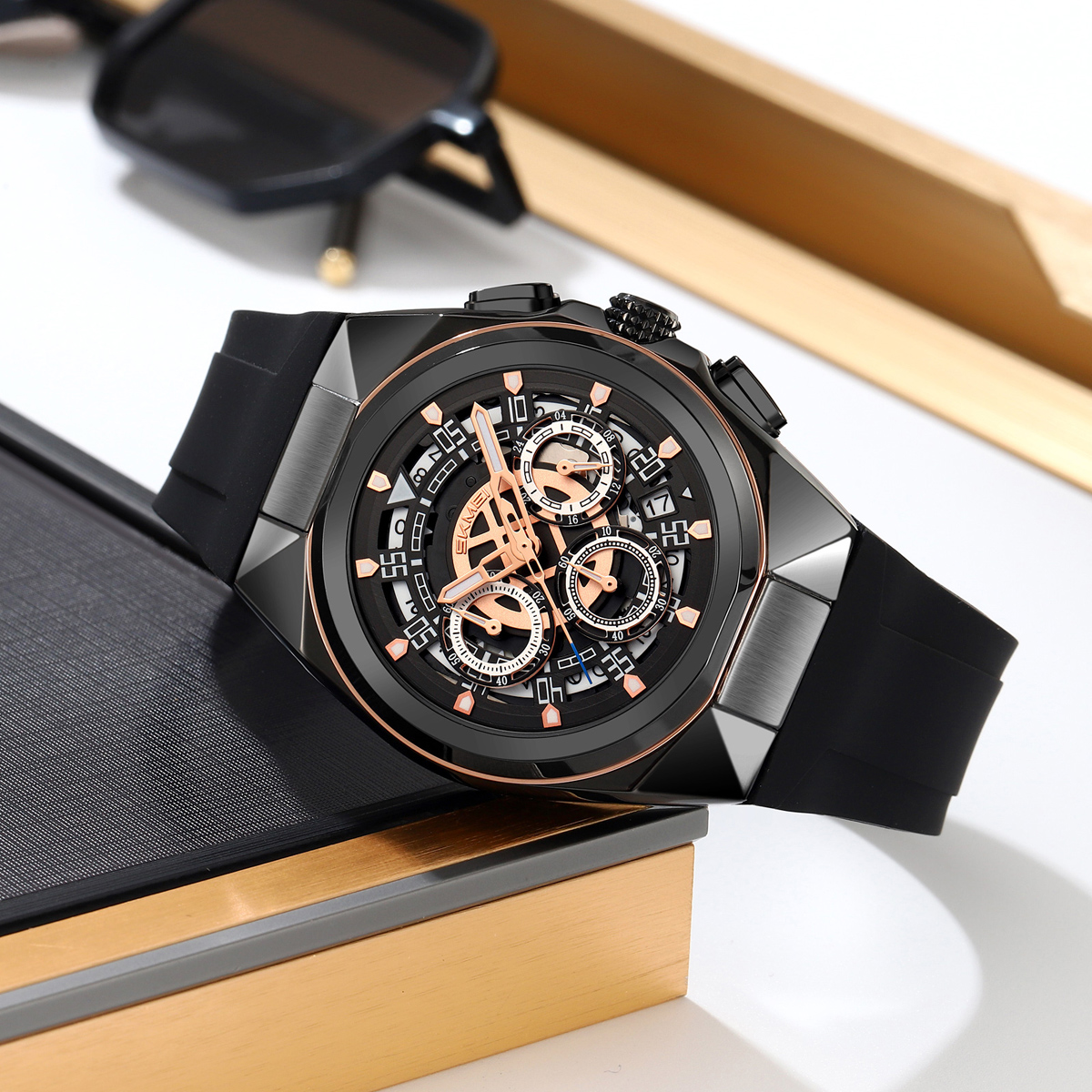 SKMEI 9377 Ready Stock Quartz Watch