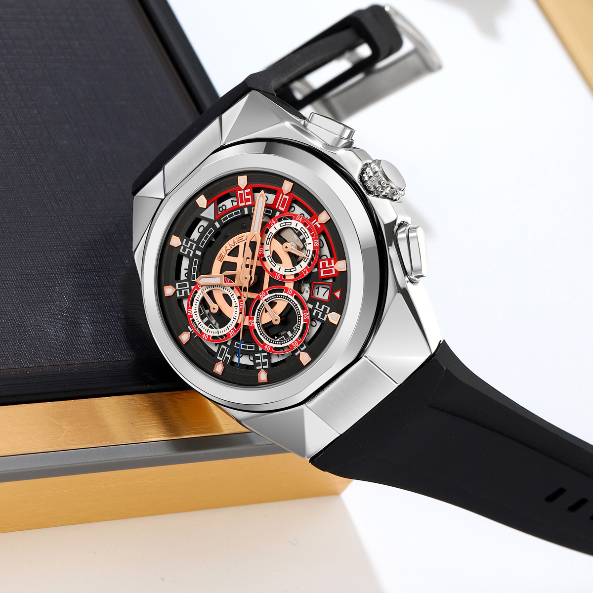 SKMEI 9377 Ready Stock Quartz Watch