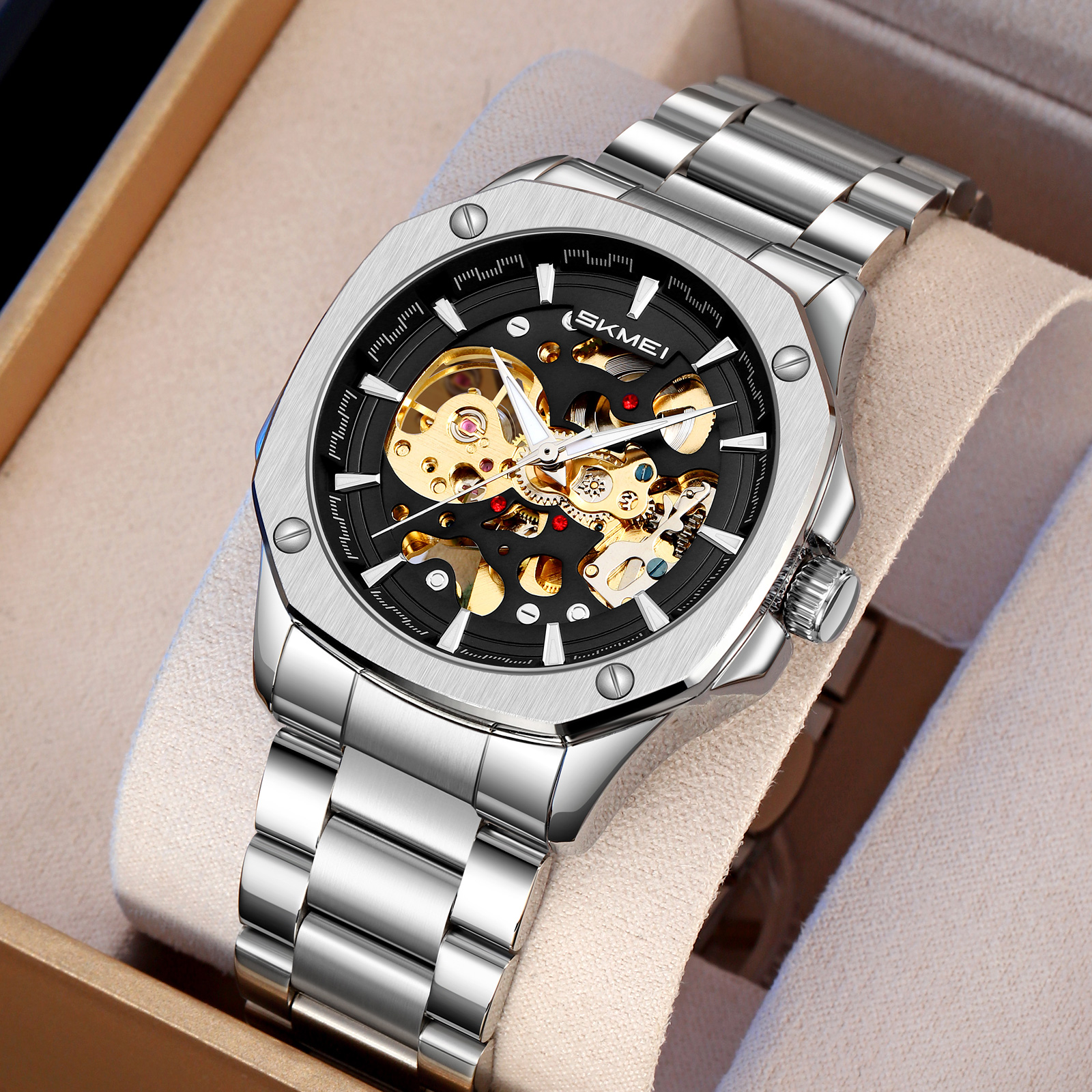 Skmei 9378 Men Mechanism Watch