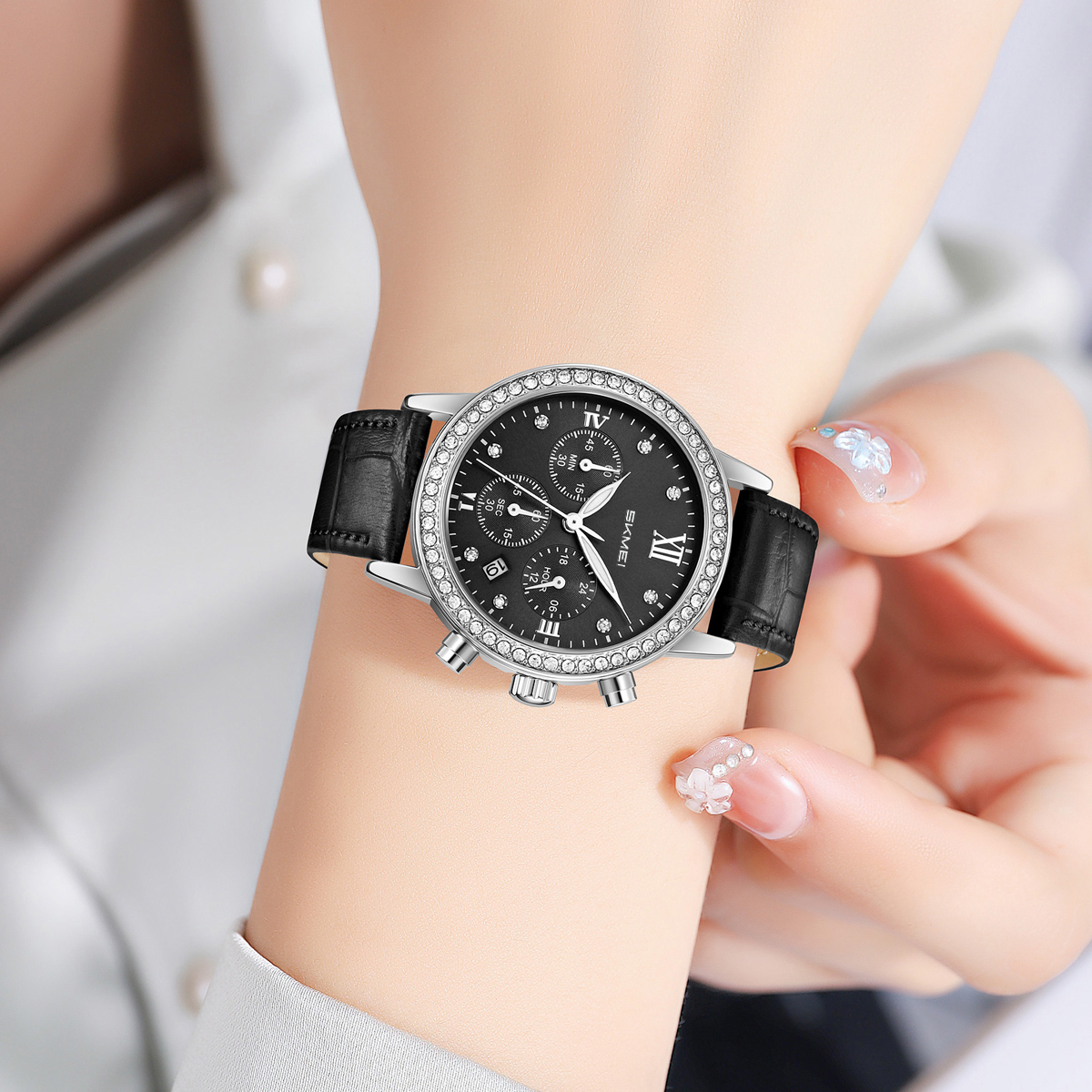 SKMEI 9384 quartz watch fashion lady