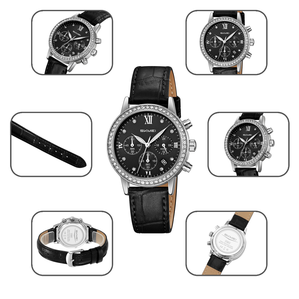 SKMEI 9384 quartz watch fashion lady