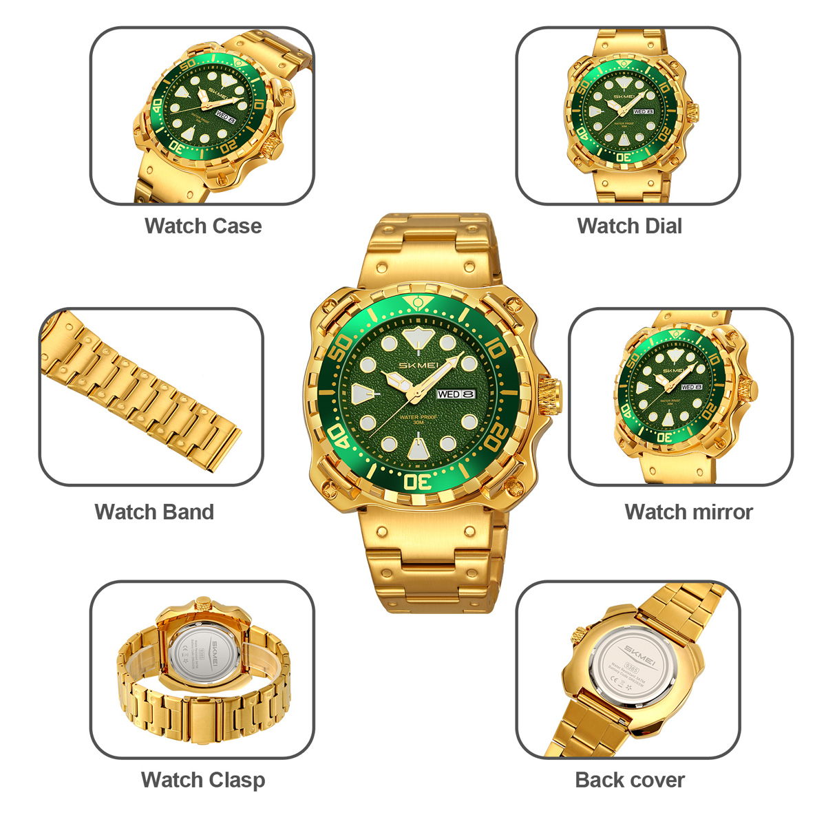 SKMEI 9385 Luxury Watches