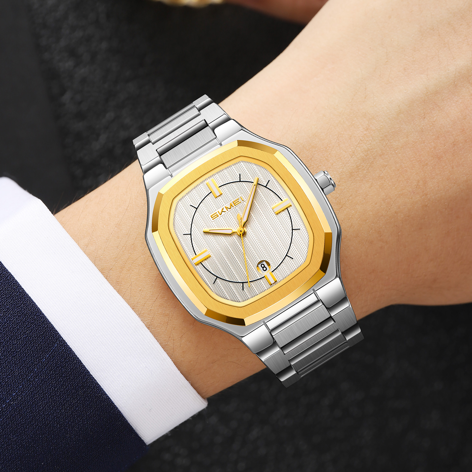 SKMEI 9388 Stainless steel MEN WATCHES WHOLESALER