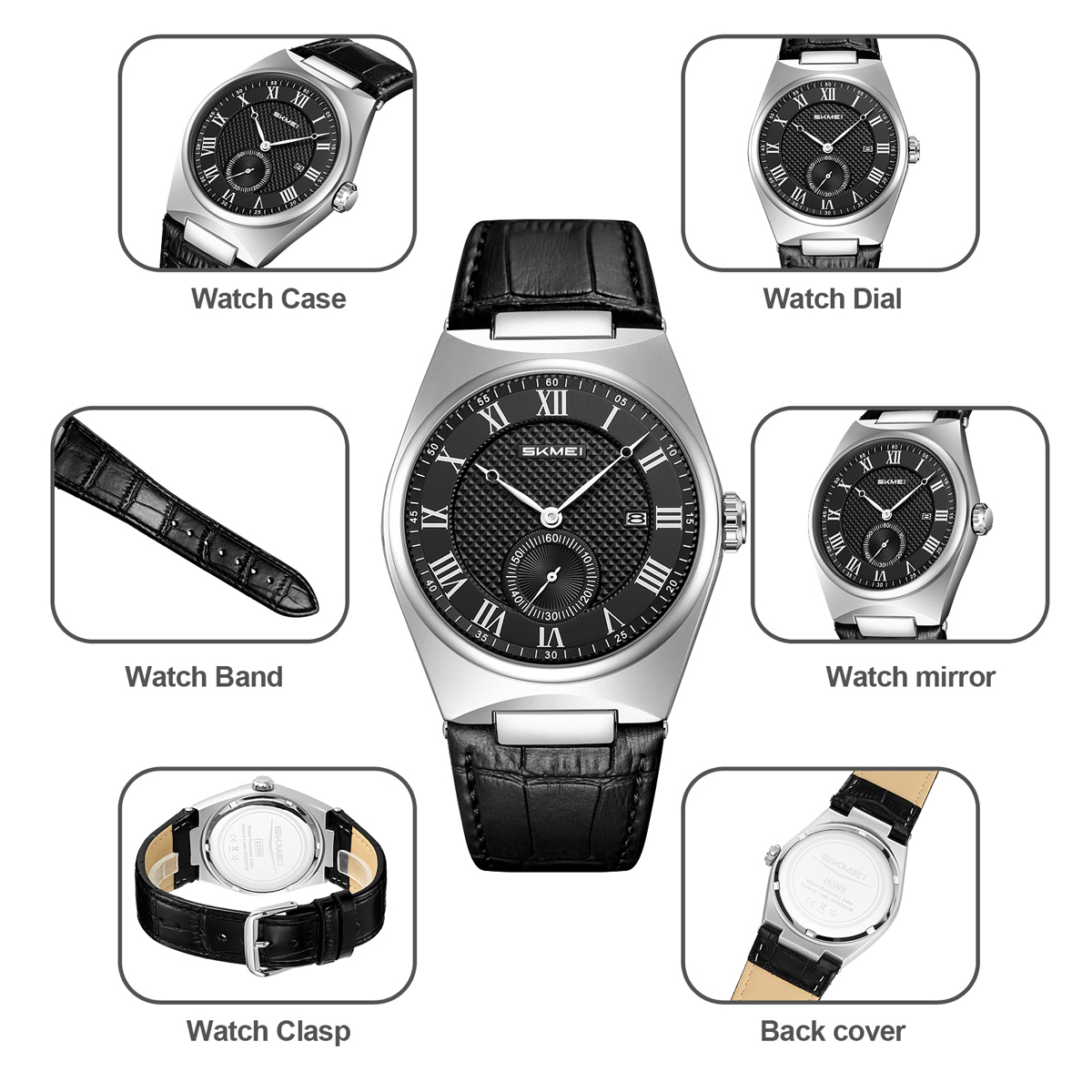 SKMEI 9390 FASHION MEN WATCHES 