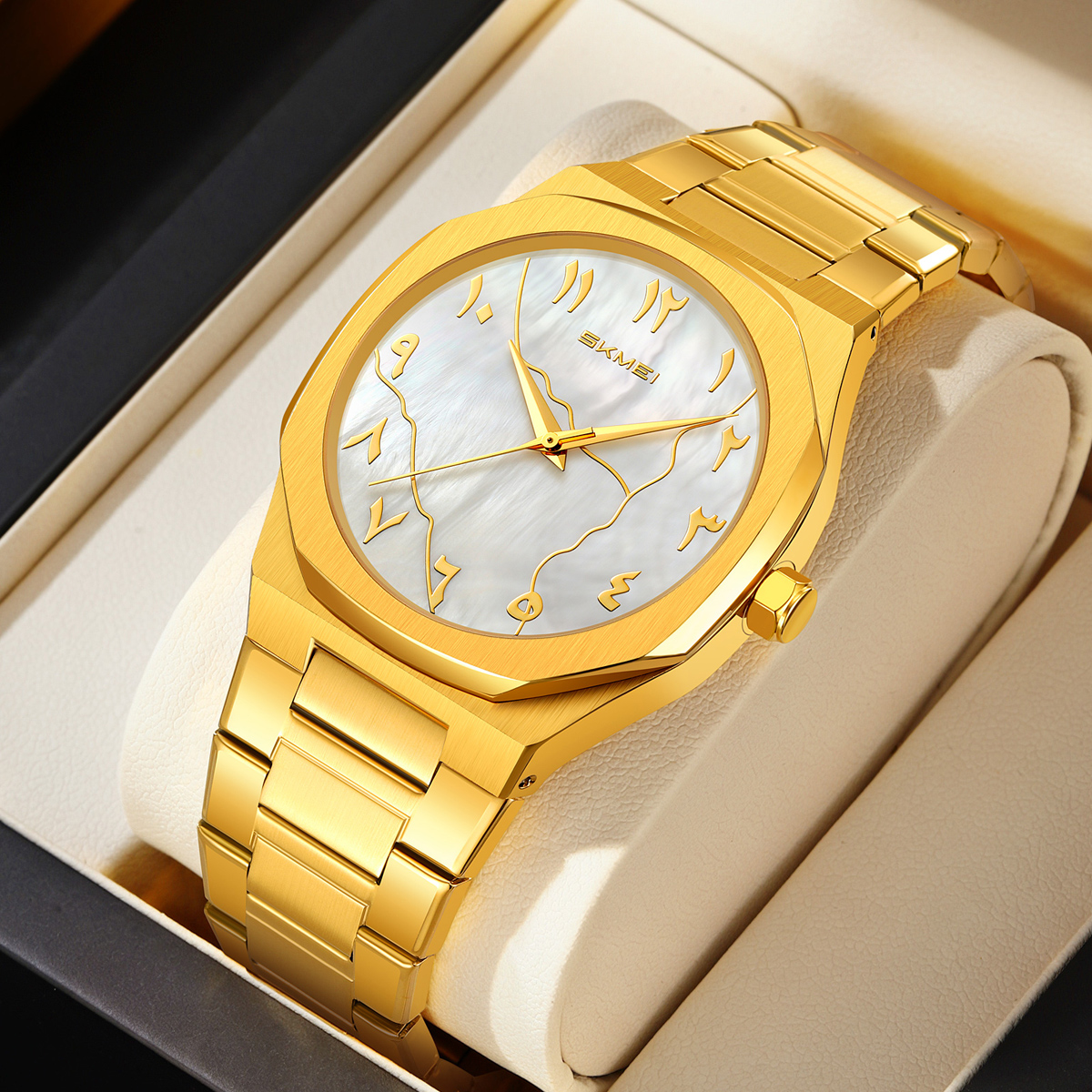 SKMEI 9391 Arabic dial quartz watch