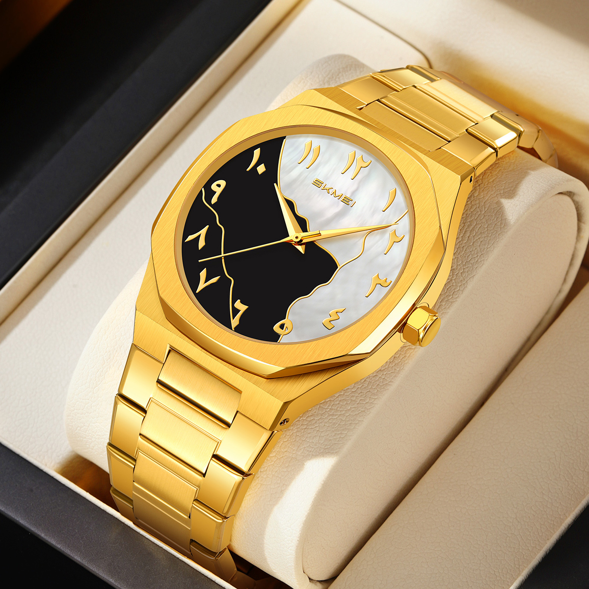 SKMEI 9391 Arabic dial quartz watch