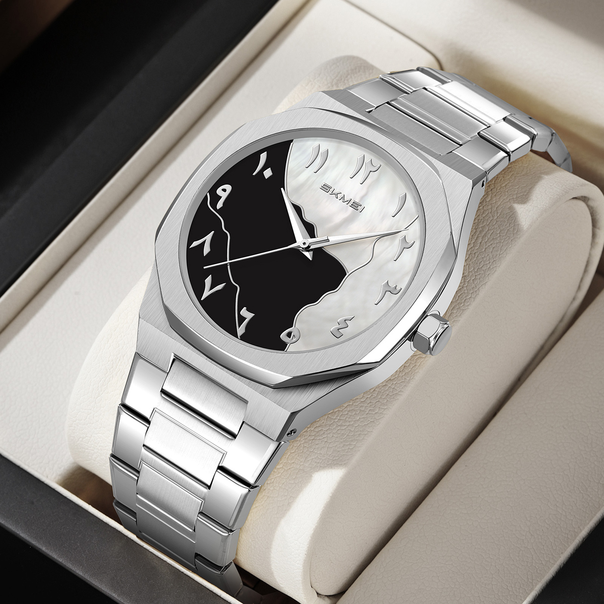 SKMEI 9391 Arabic dial quartz watch