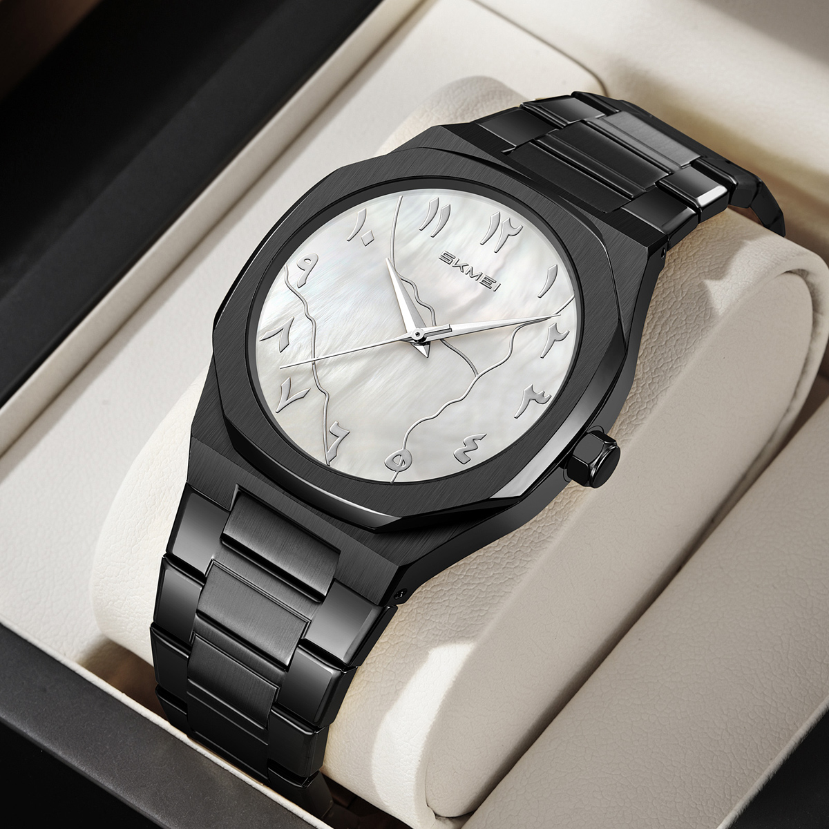 SKMEI 9391 Arabic dial quartz watch