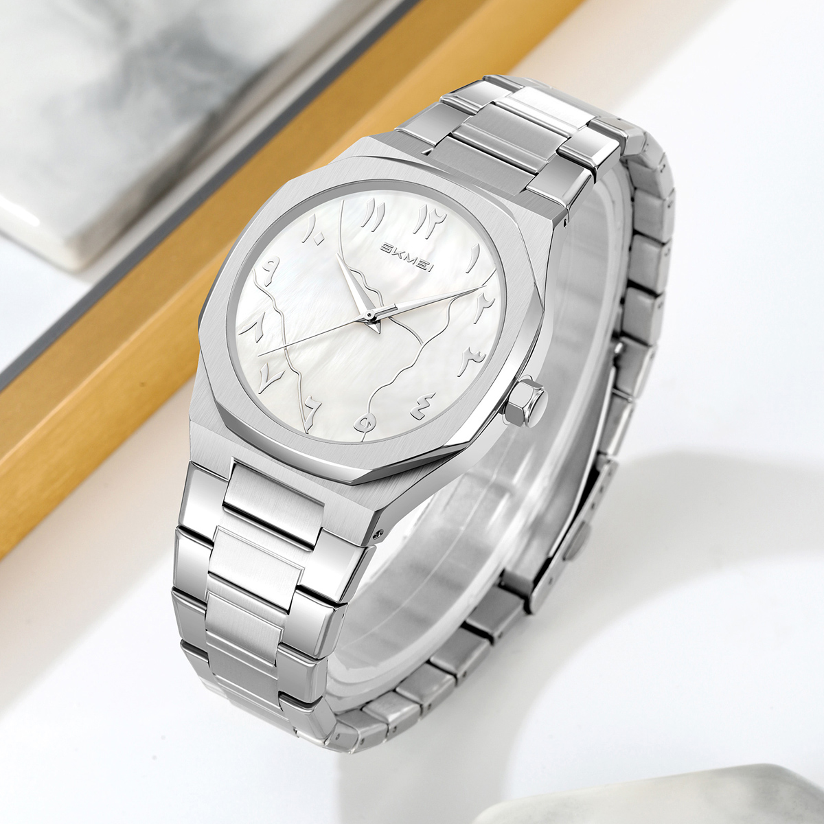 SKMEI 9391 Arabic dial quartz watch