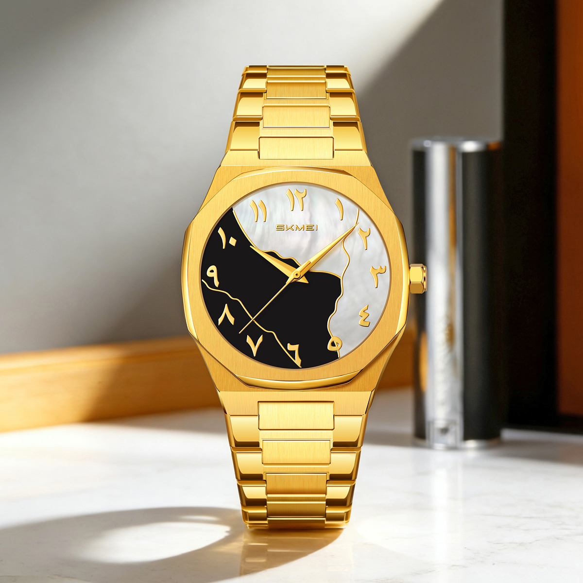 SKMEI 9391 Arabic dial quartz watch