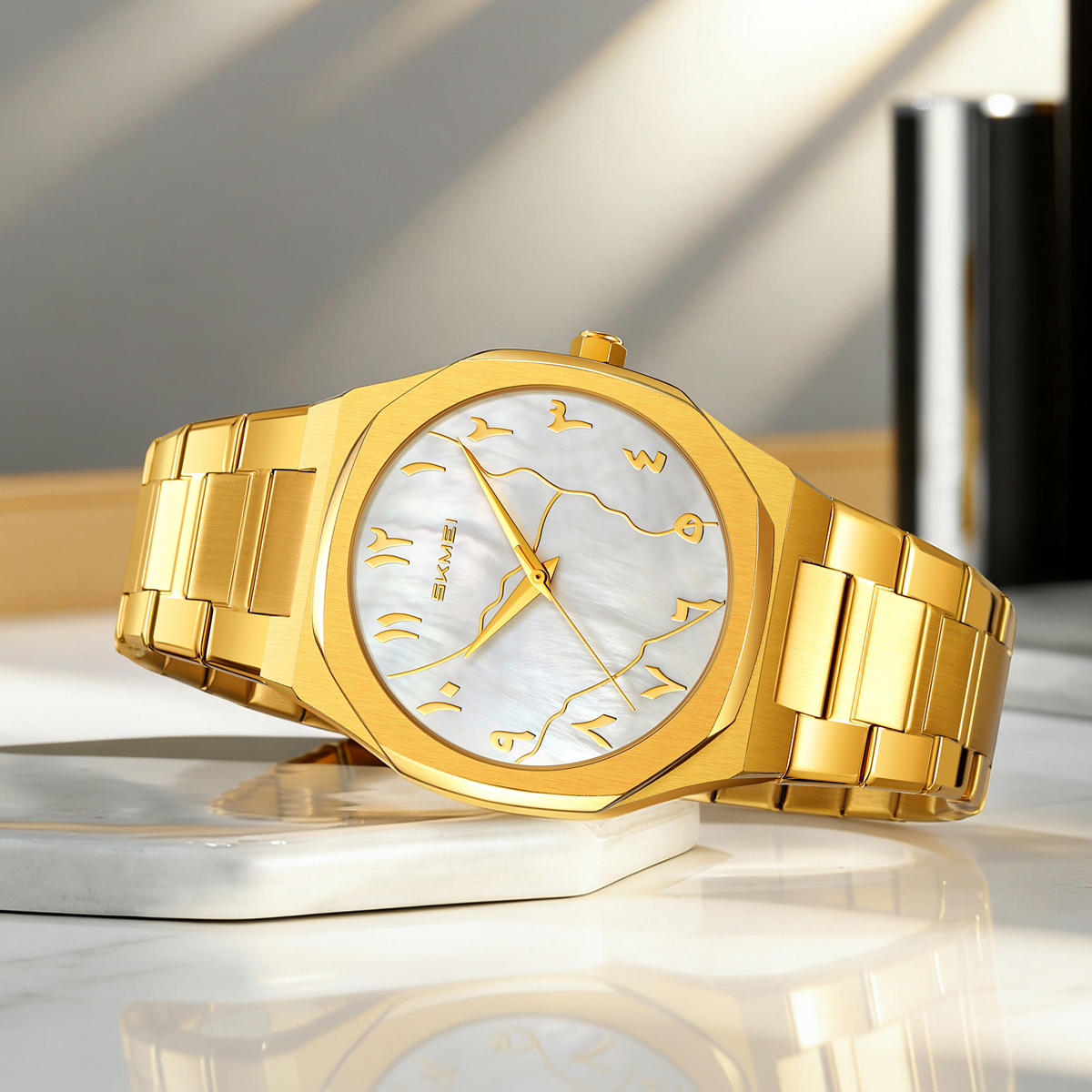 SKMEI 9391 Arabic dial quartz watch