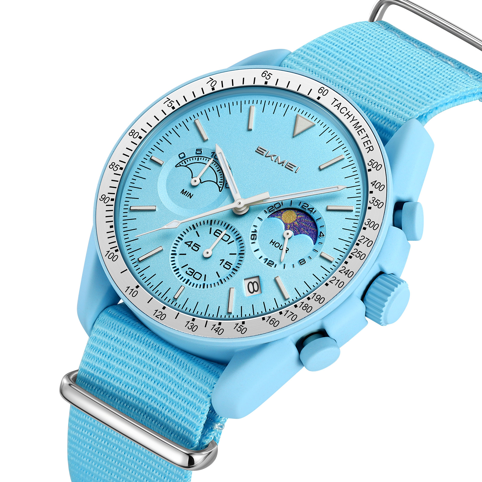 SKMEI Model 9392 Moon Phase Casual Quartz Watches