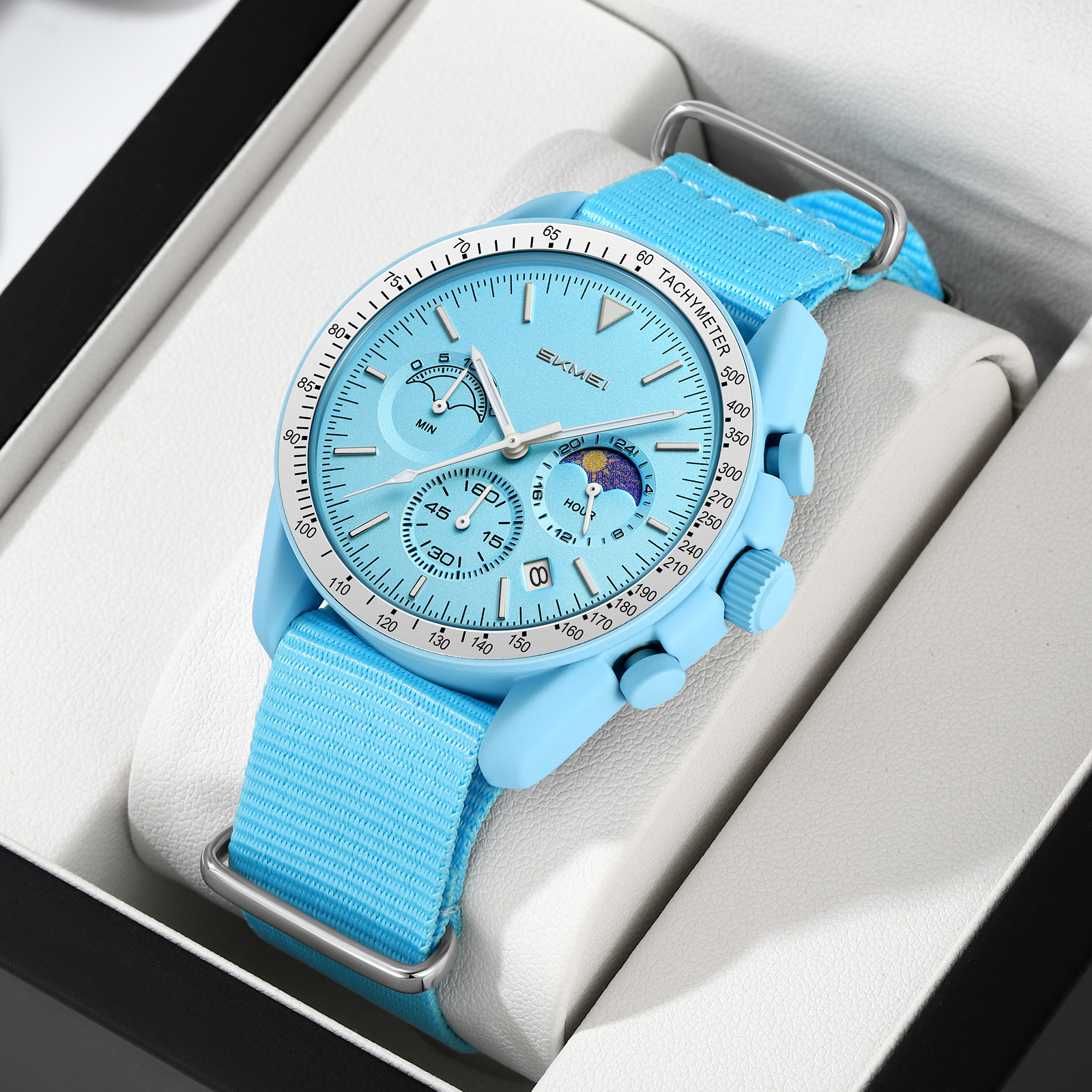 SKMEI Model 9392 Moon Phase Casual Quartz Watches