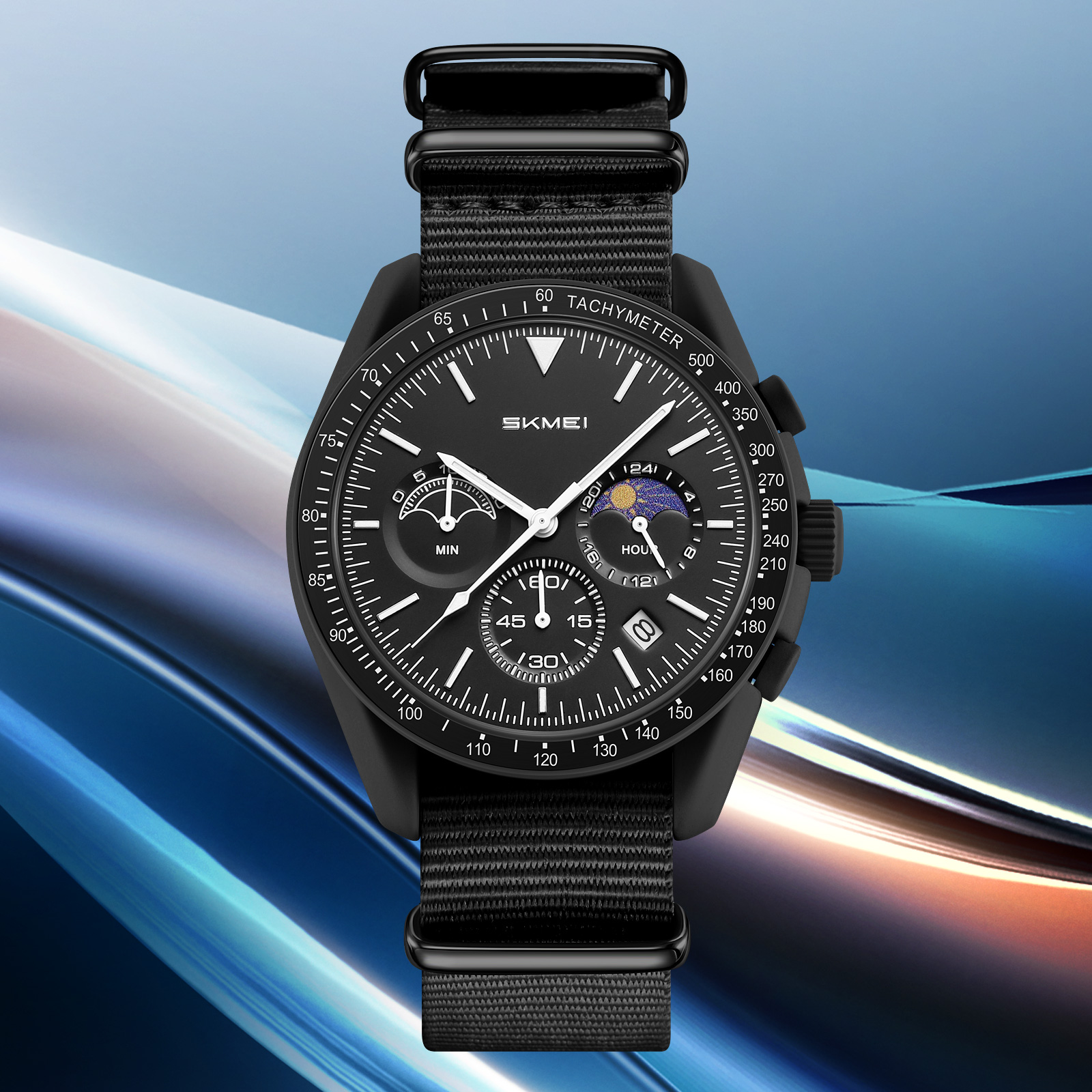 SKMEI Model 9392 Moon Phase Casual Quartz Watches