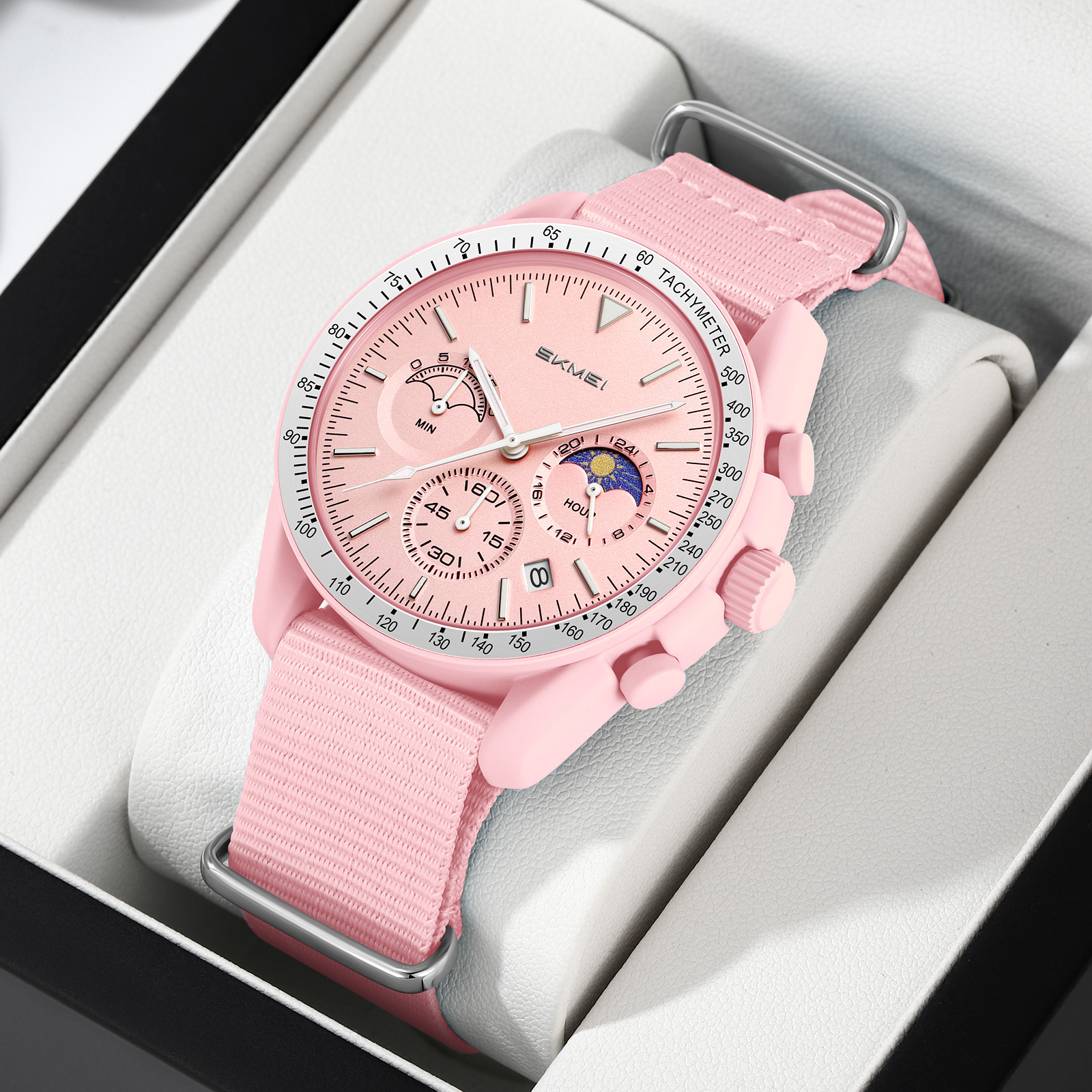 SKMEI Model 9392 Moon Phase Casual Quartz Watches