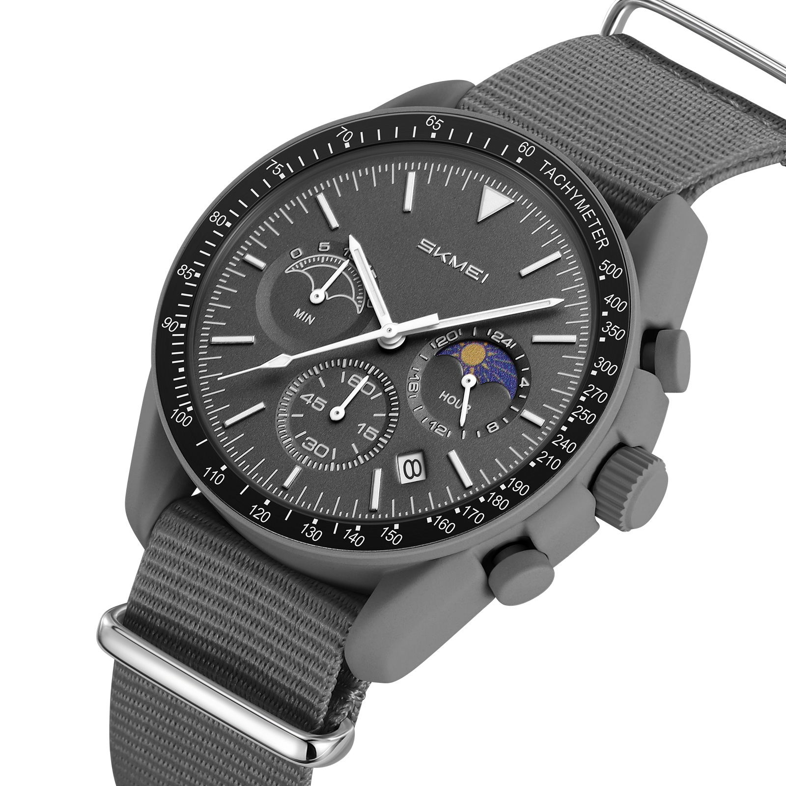 SKMEI Model 9392 Moon Phase Casual Quartz Watches