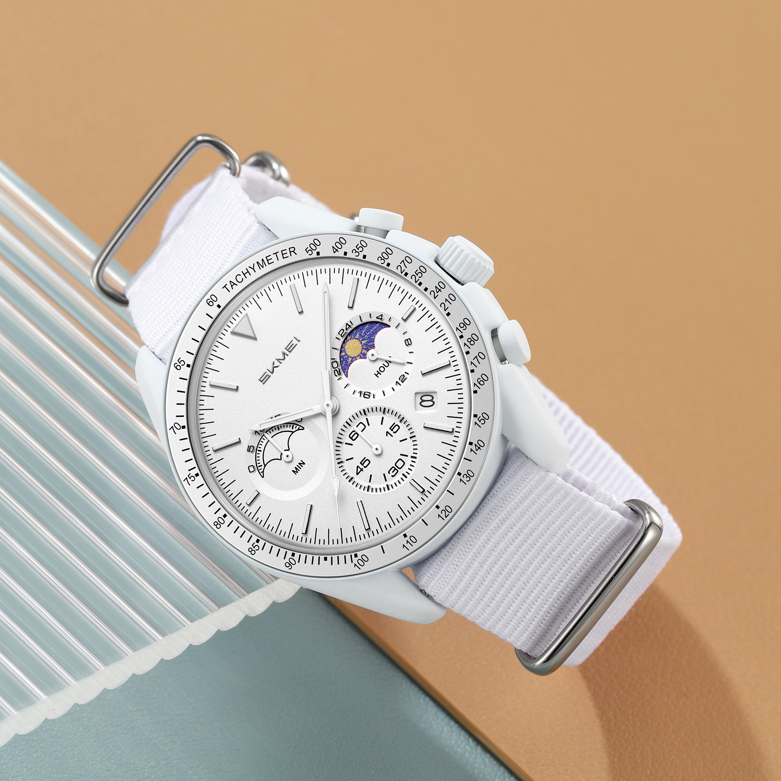 SKMEI Model 9392 Moon Phase Casual Quartz Watches