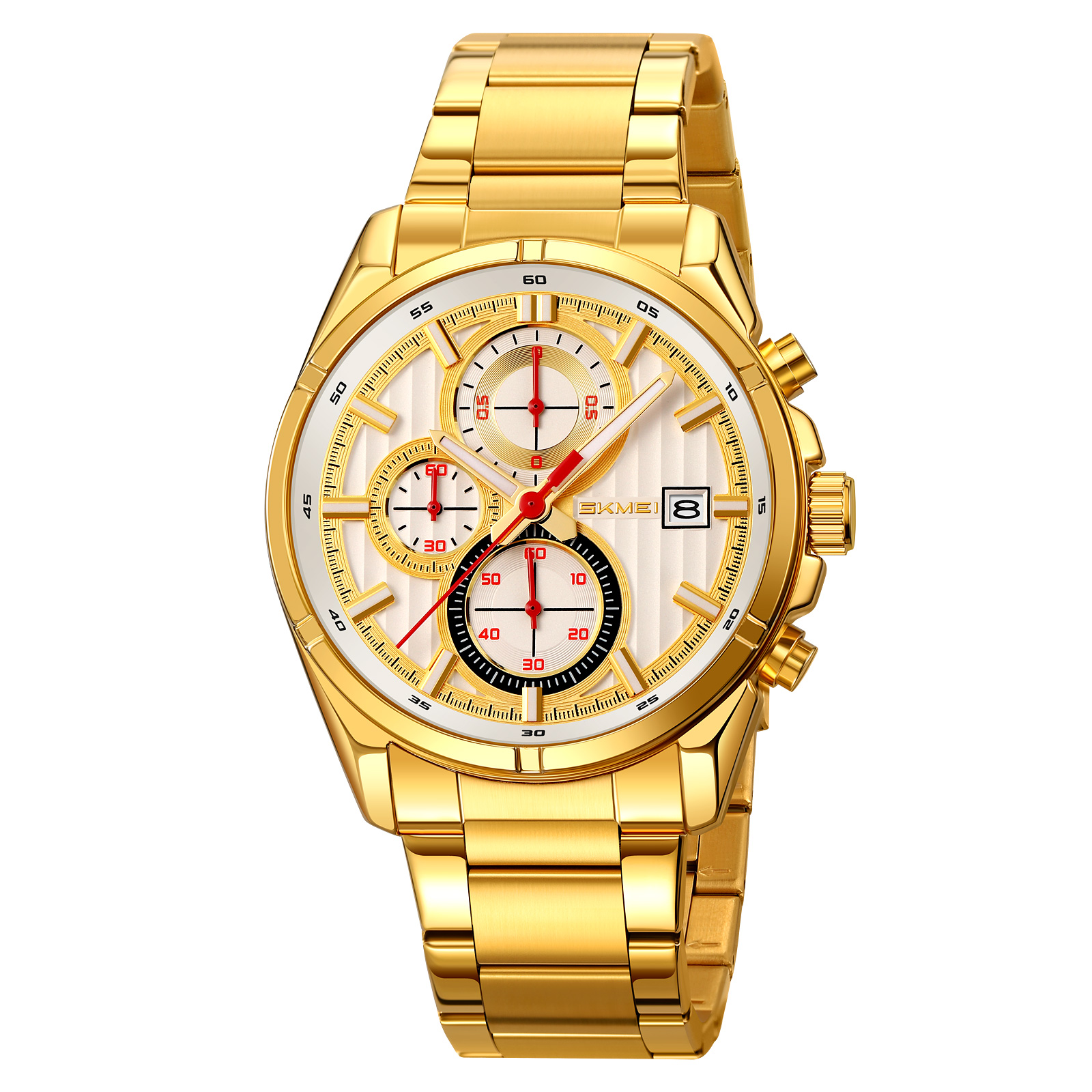 OEM Customized Skmei 9395 Brand Luxury Stainless Steel Men's Wristwatches