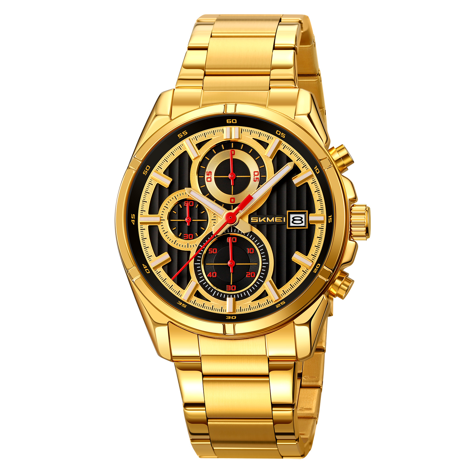 OEM Customized Skmei 9395 Brand Luxury Stainless Steel Men's Wristwatches