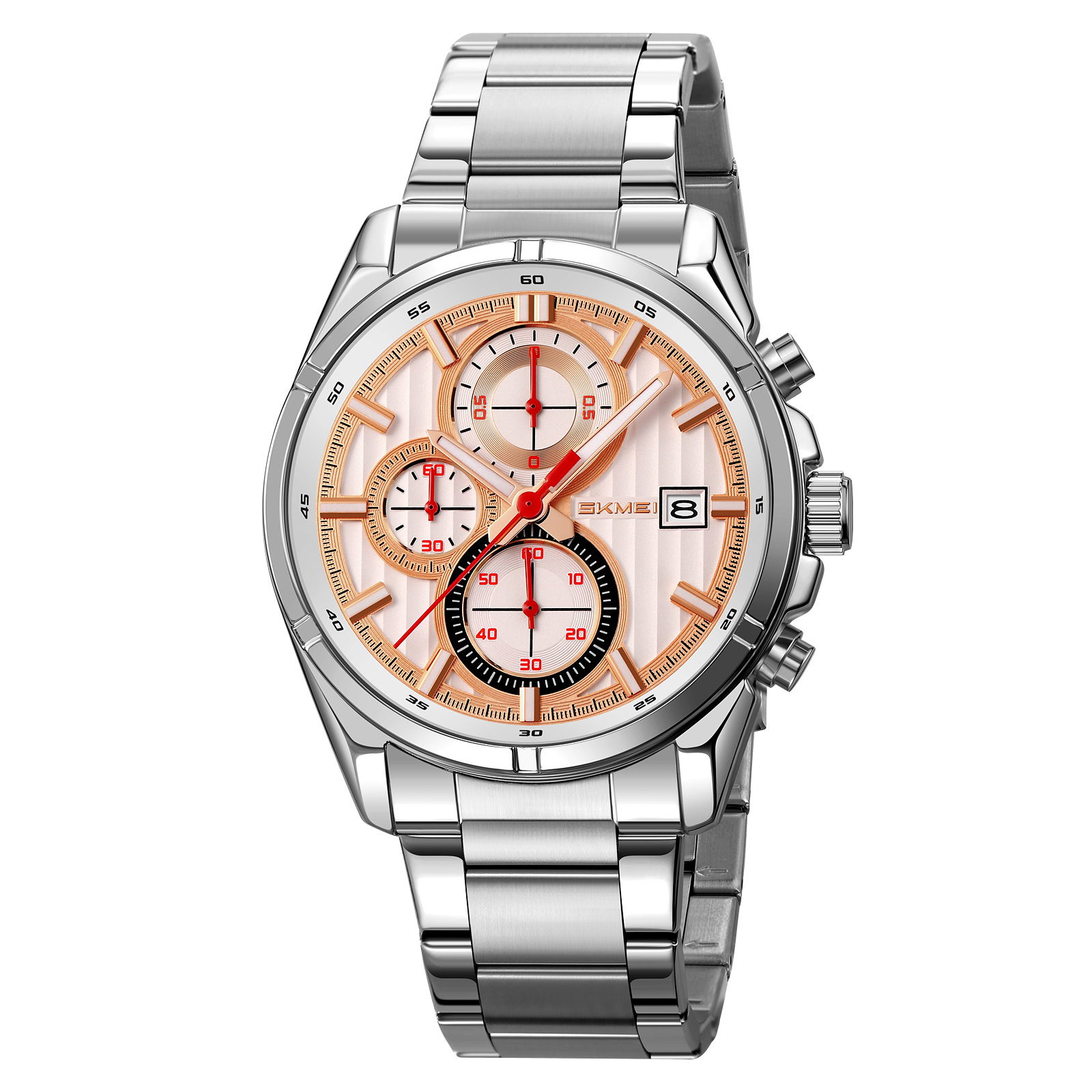 OEM Customized Skmei 9395 Brand Luxury Stainless Steel Men's Wristwatches
