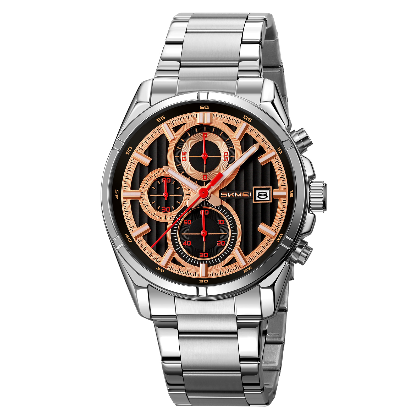 OEM Customized Skmei 9395 Brand Luxury Stainless Steel Men's Wristwatches