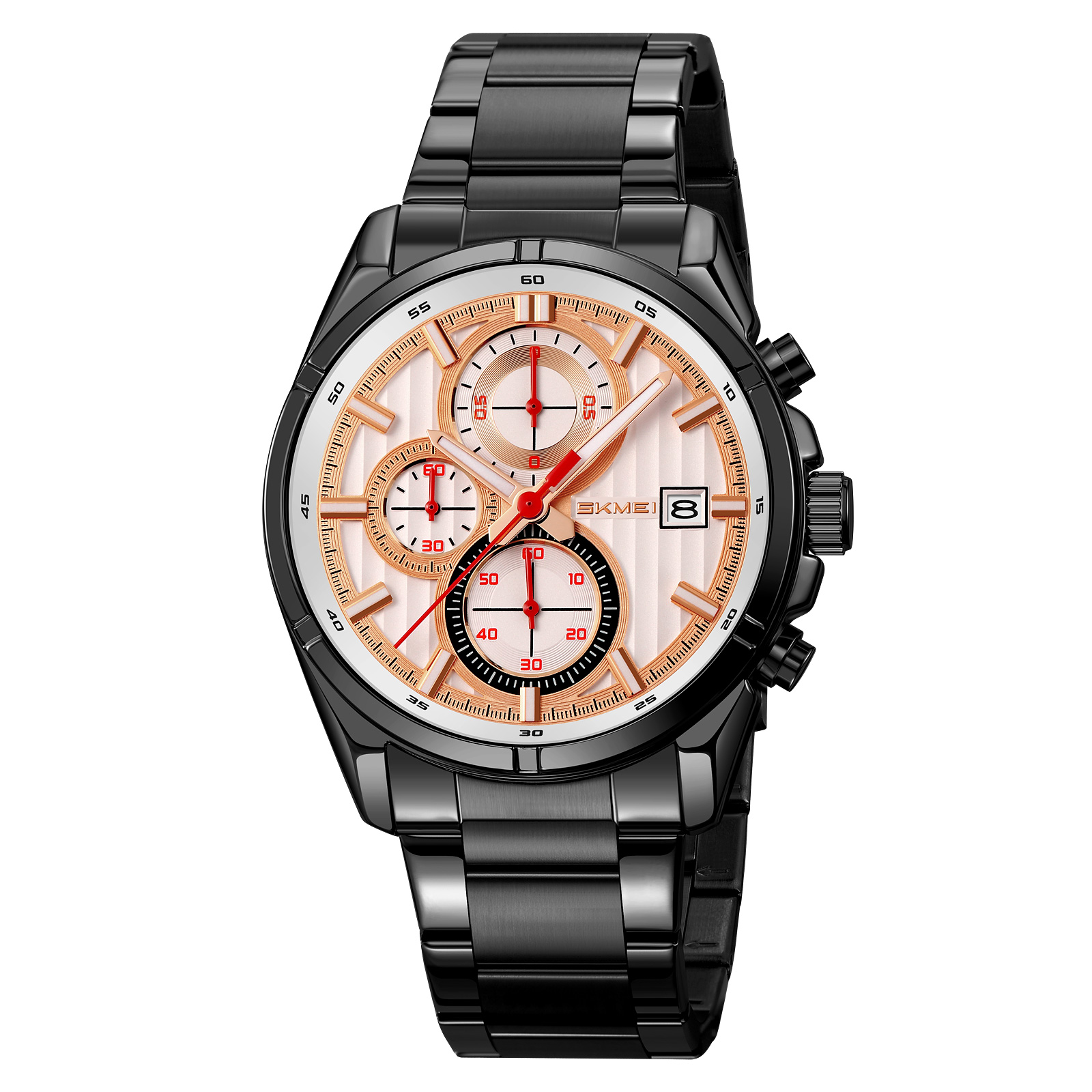 OEM Customized Skmei 9395 Brand Luxury Stainless Steel Men's Wristwatches