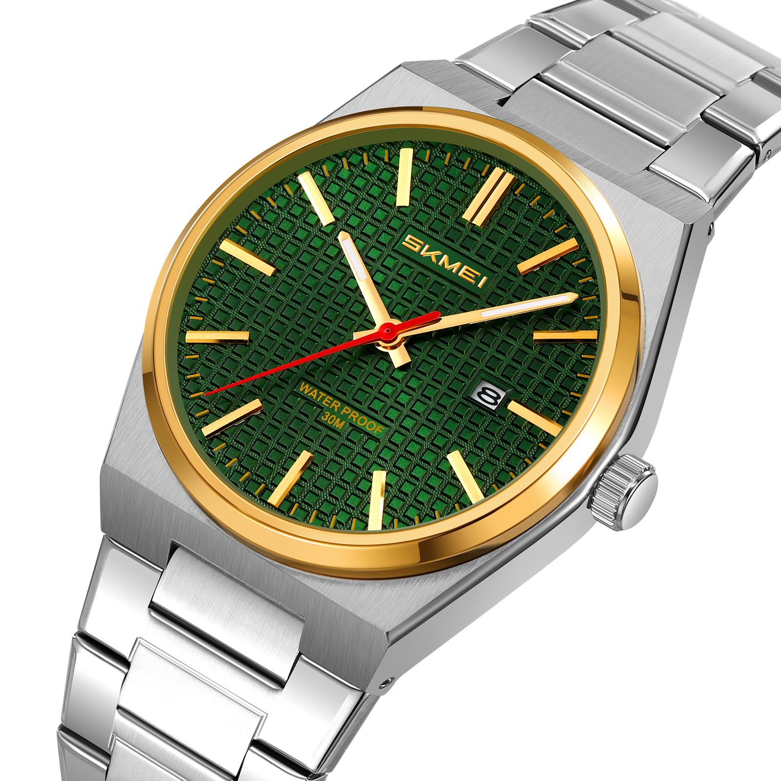 SKMEI 9396 Elegant Factory Stainless Steel Quartz Watch Men's Gift Wrist Watches