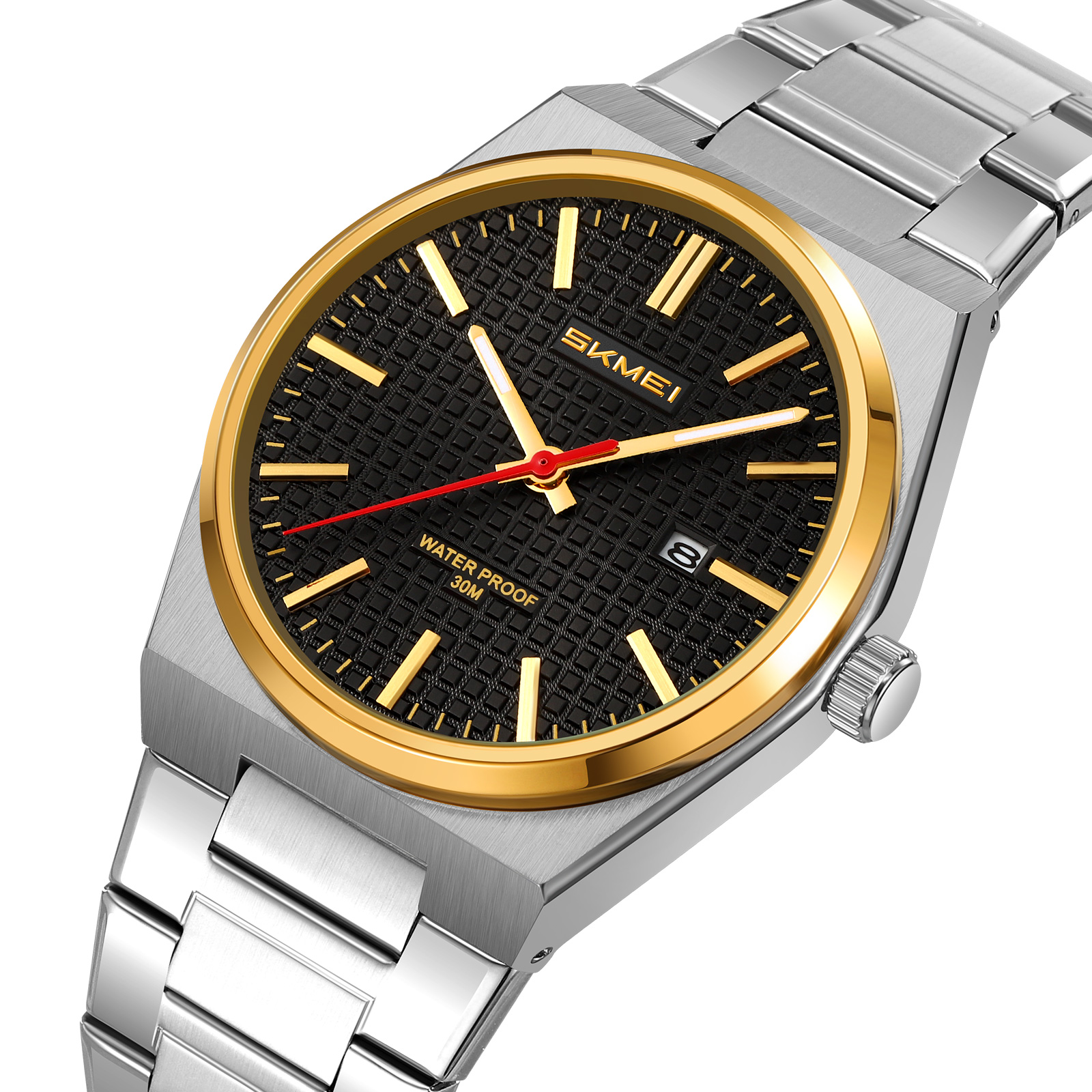 SKMEI 9396 Elegant Factory Stainless Steel Quartz Watch Men's Gift Wrist Watches
