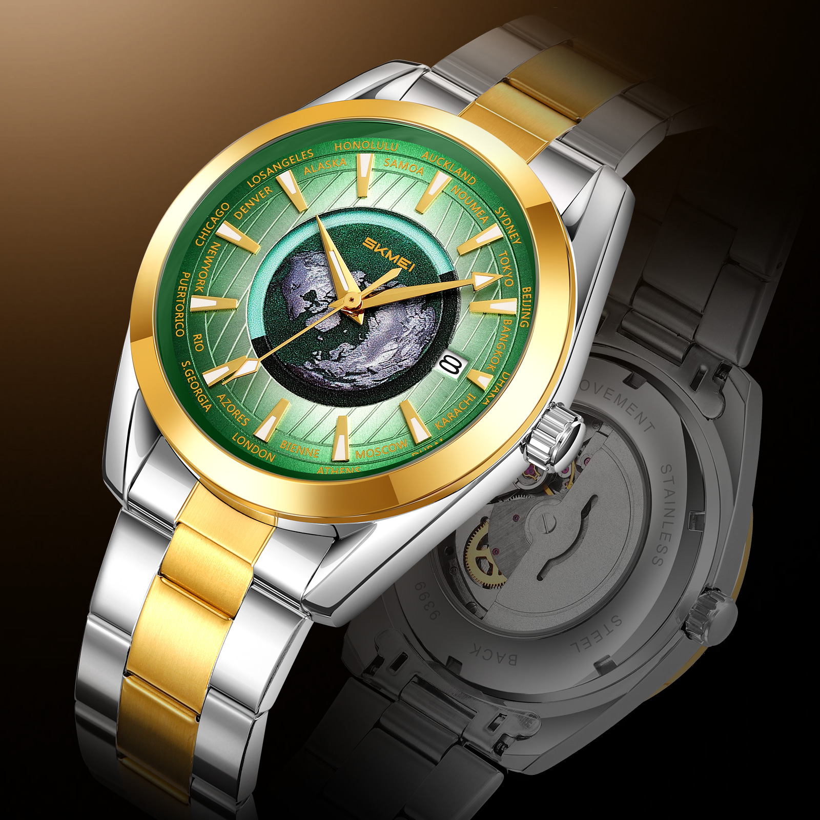 SKMEI 9399 Automatic Mechanical Watch WHOLESALER