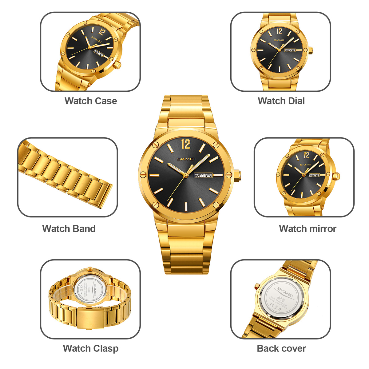 SKMEI 9400 Timepiece Watch Men