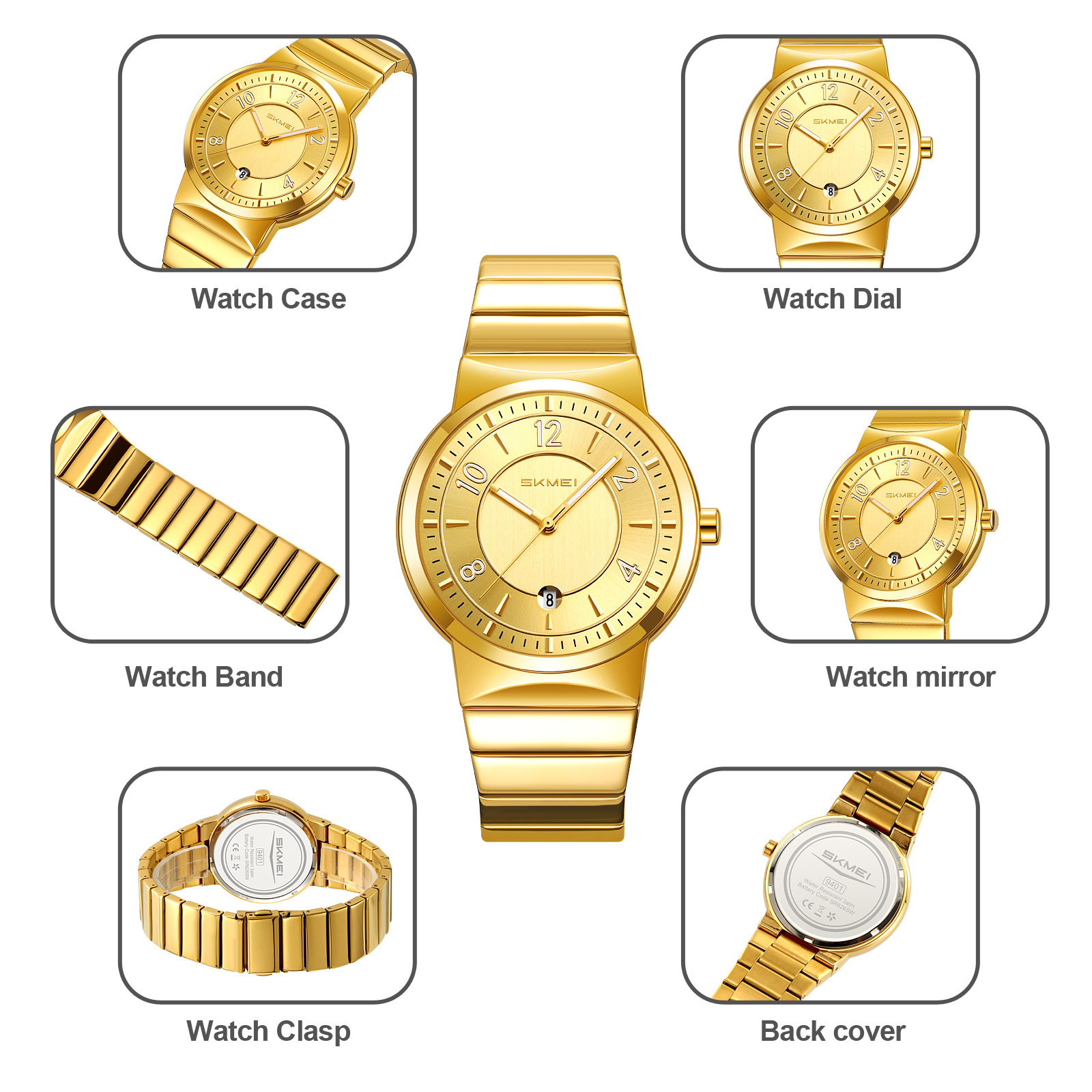 SKMEI 9401 Fashion Quartz Watch