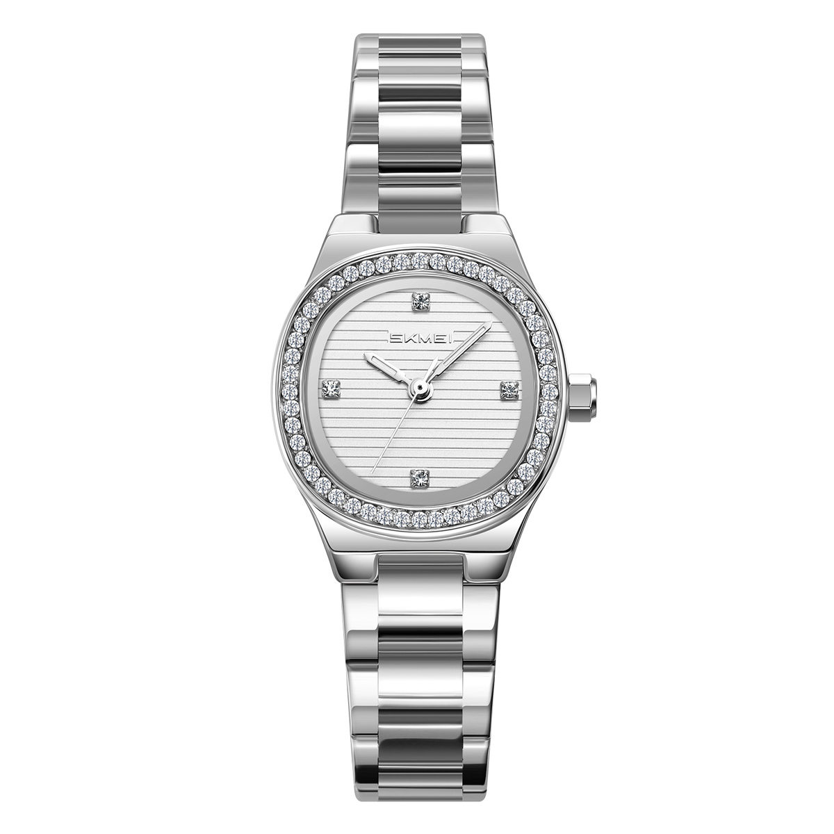 SKMEI 9405 Ladies Octagon Crystal Rhinestone Bezel Women Wrist Watch