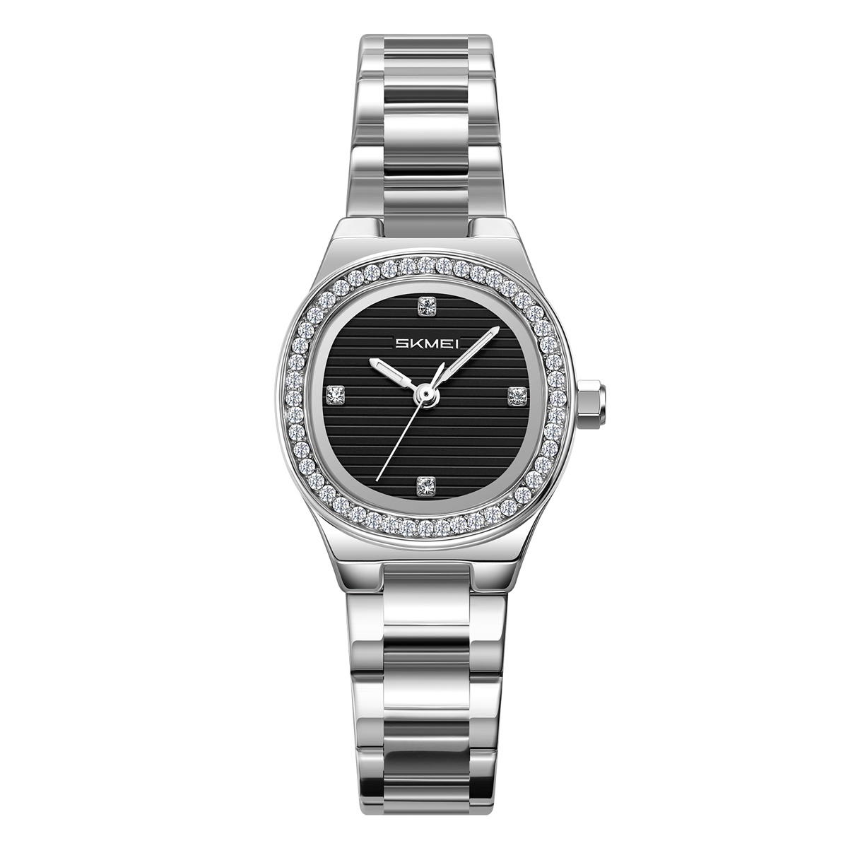 SKMEI 9405 Ladies Octagon Crystal Rhinestone Bezel Women Wrist Watch