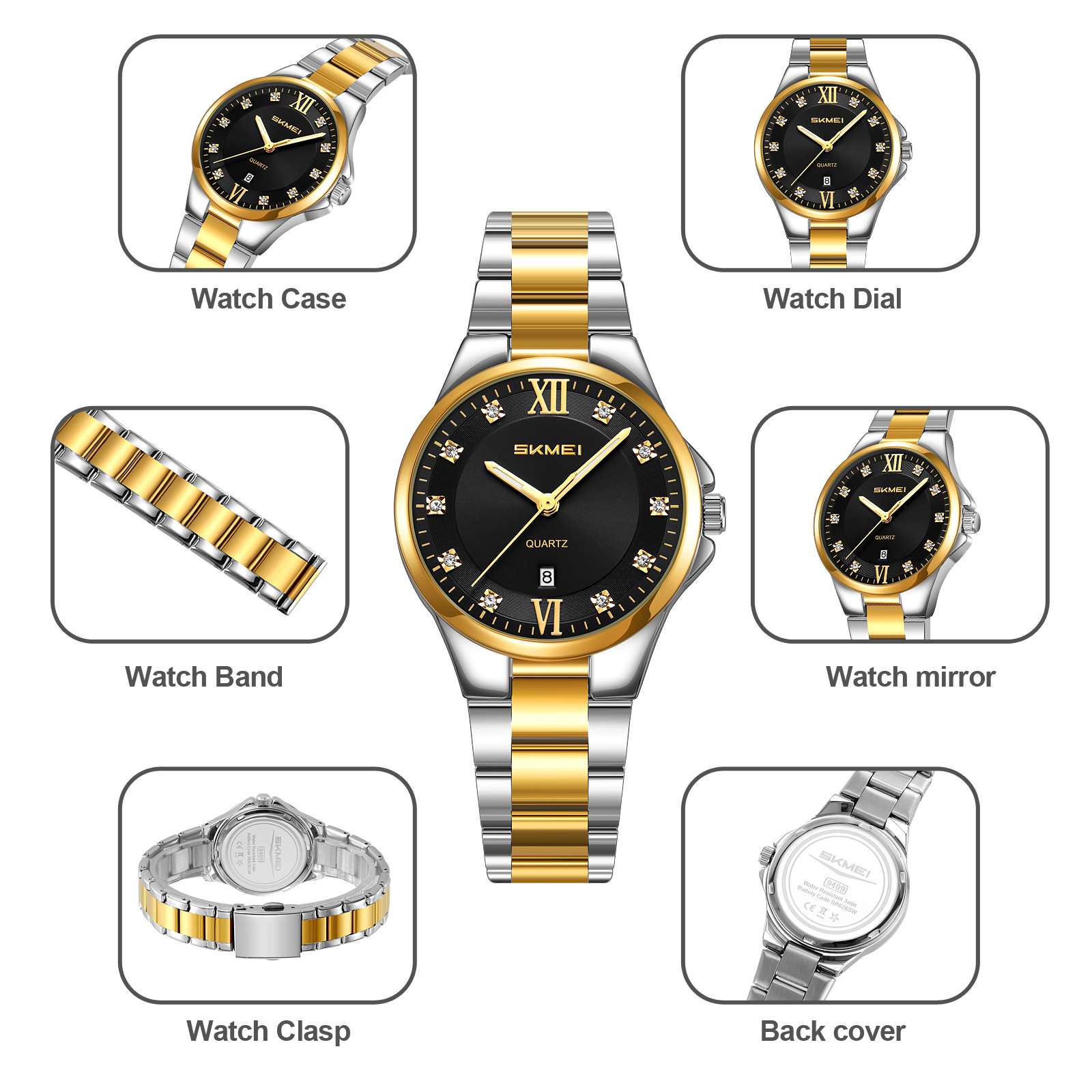 SKMEI 9409 QUARTZ MEN WATCH