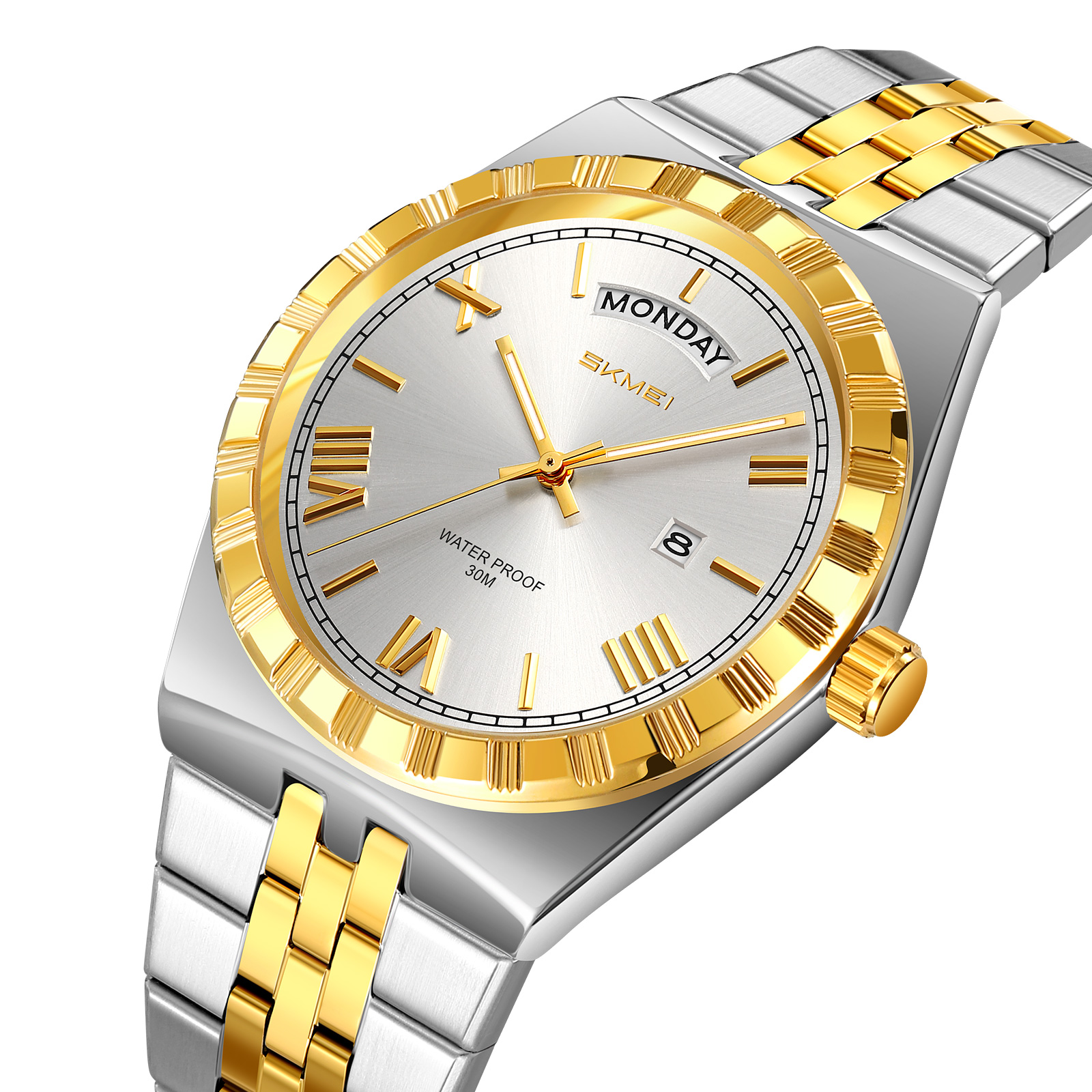 SKMEI WATCH 9411 Stainless Steel band Quartz Watch