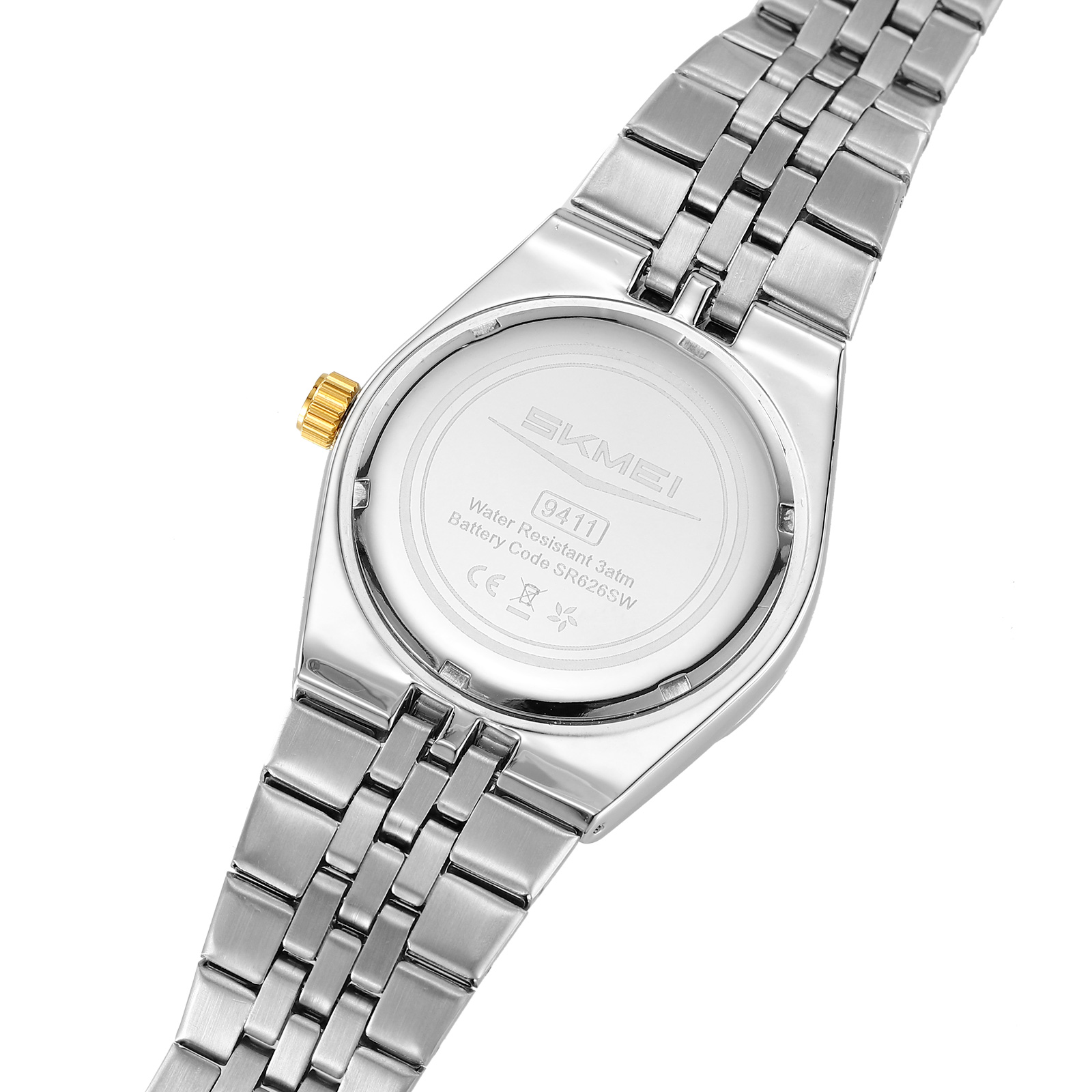 SKMEI WATCH 9411 Stainless Steel band Quartz Watch