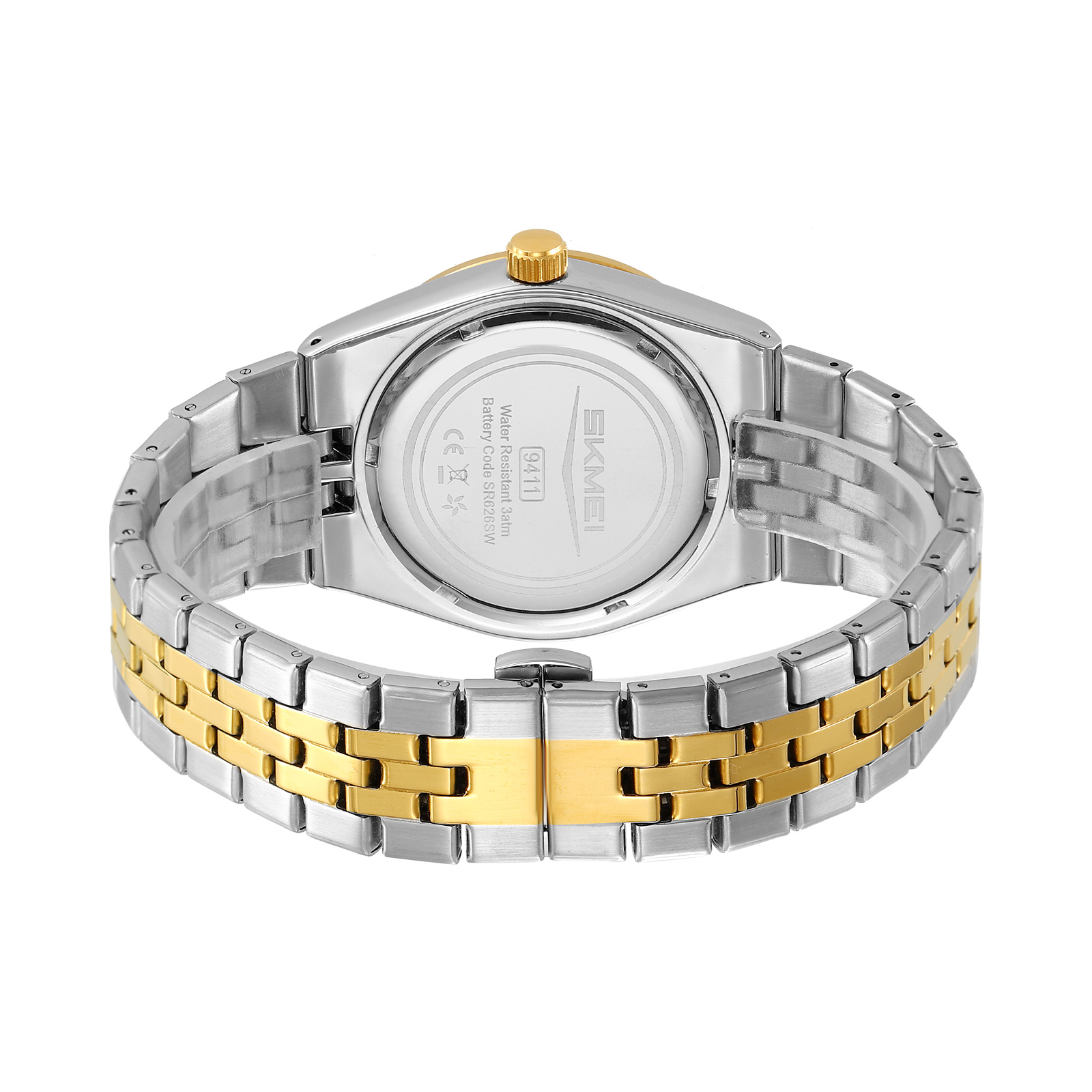 SKMEI WATCH 9411 Stainless Steel band Quartz Watch