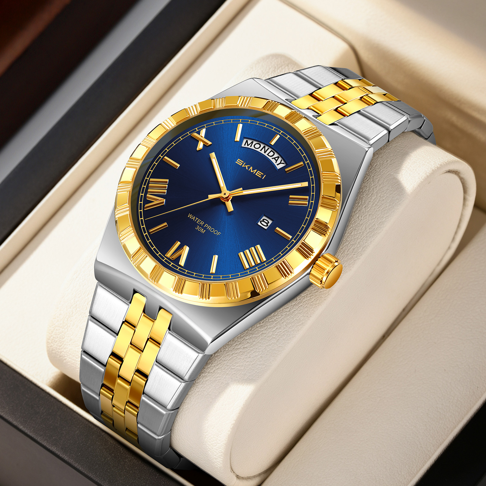 SKMEI WATCH 9411 Stainless Steel band Quartz Watch