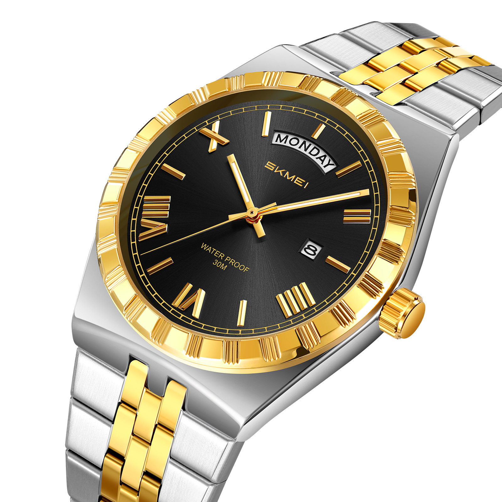 SKMEI WATCH 9411 Stainless Steel band Quartz Watch
