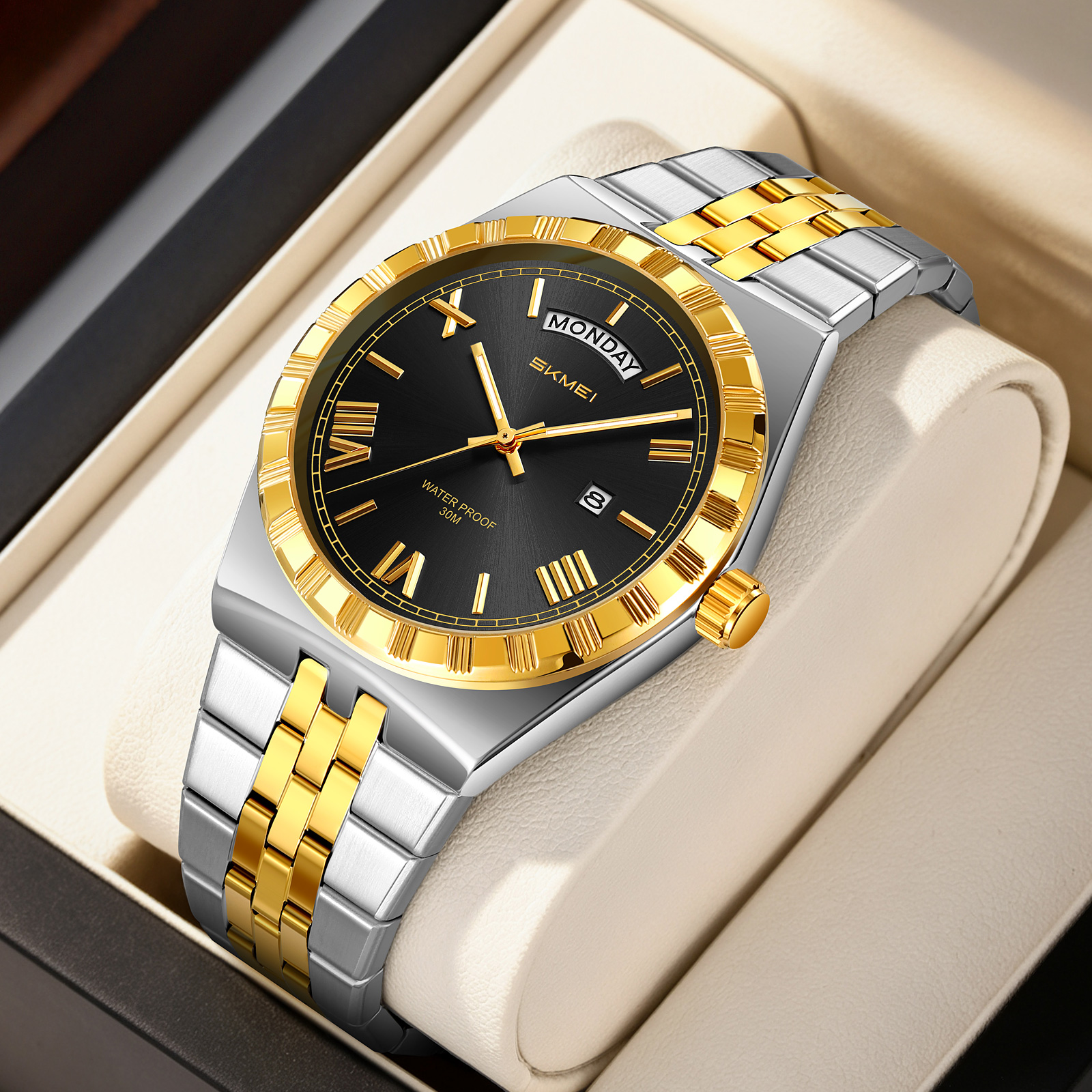 SKMEI WATCH 9411 Stainless Steel band Quartz Watch