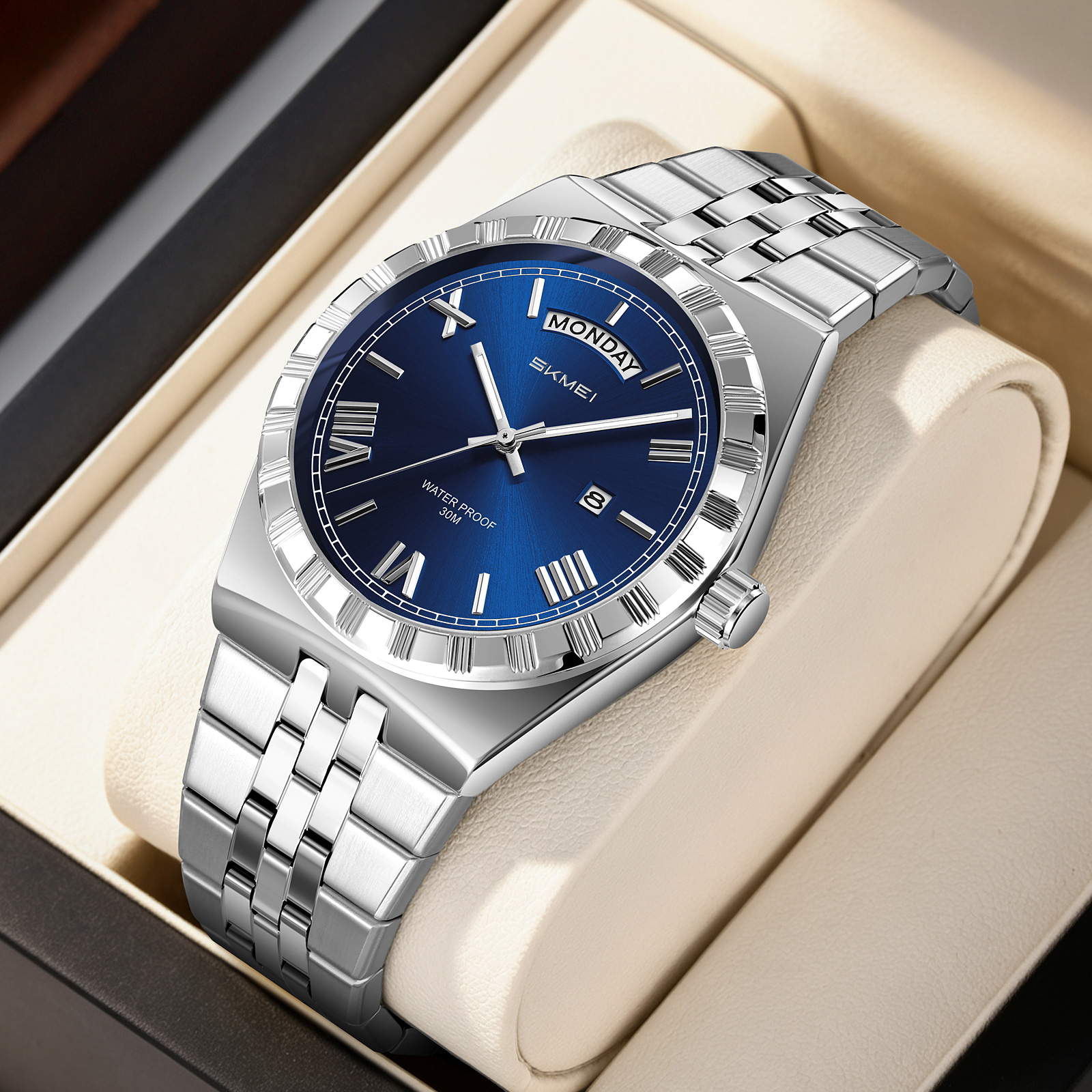 SKMEI WATCH 9411 Stainless Steel band Quartz Watch