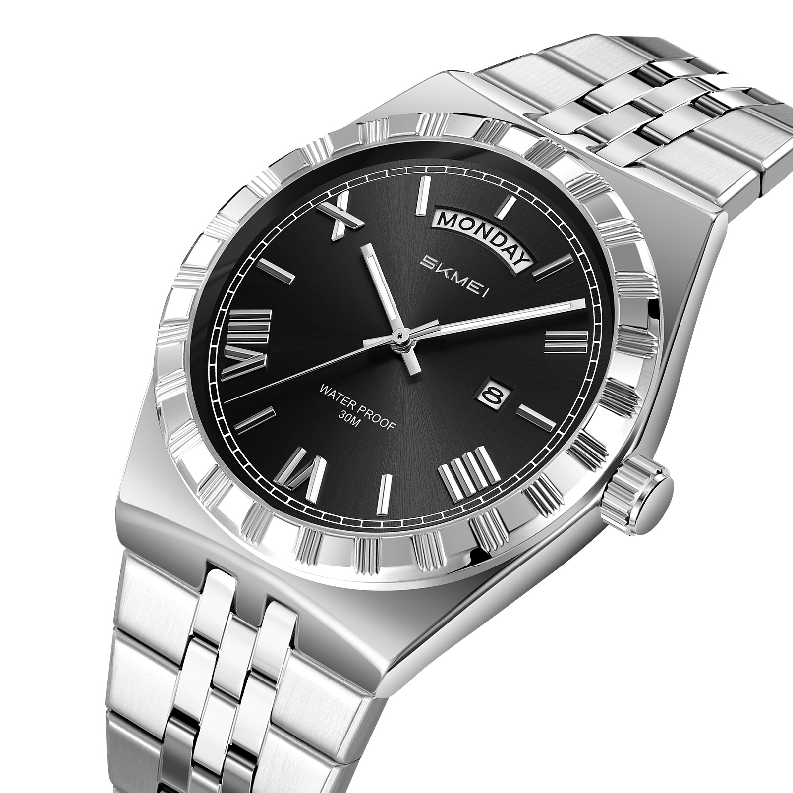 SKMEI WATCH 9411 Stainless Steel band Quartz Watch